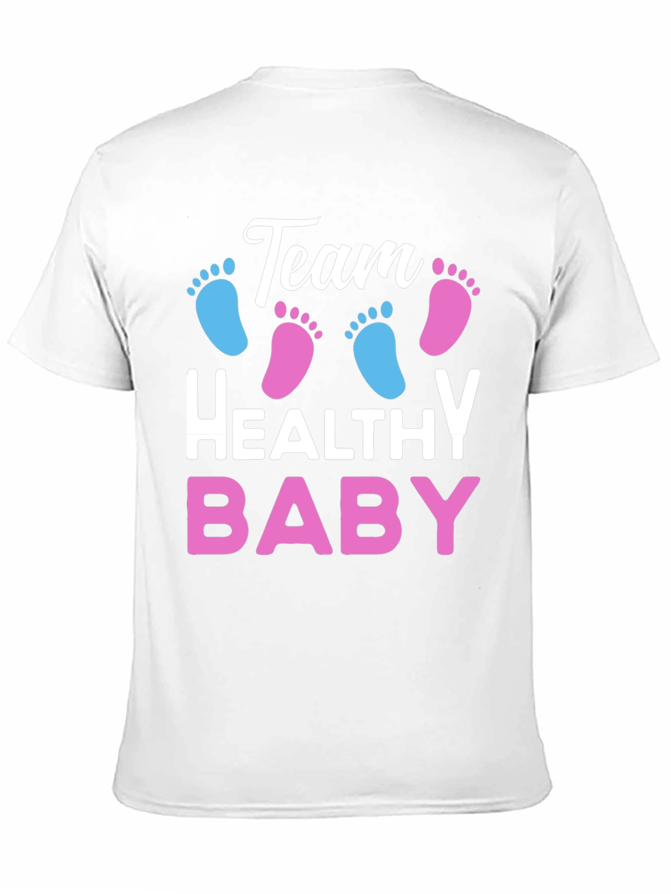 Team Healthy Baby Gender Reveal T-Shirt