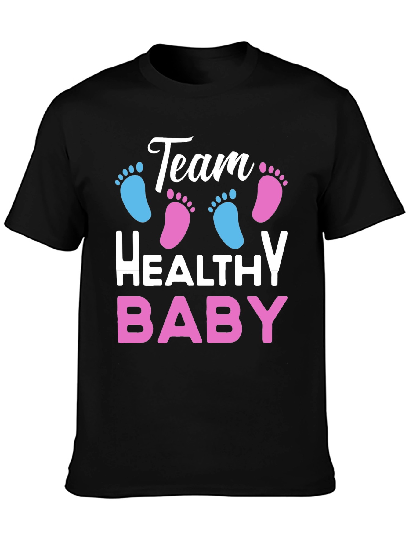 Team Healthy Baby Gender Reveal T-Shirt