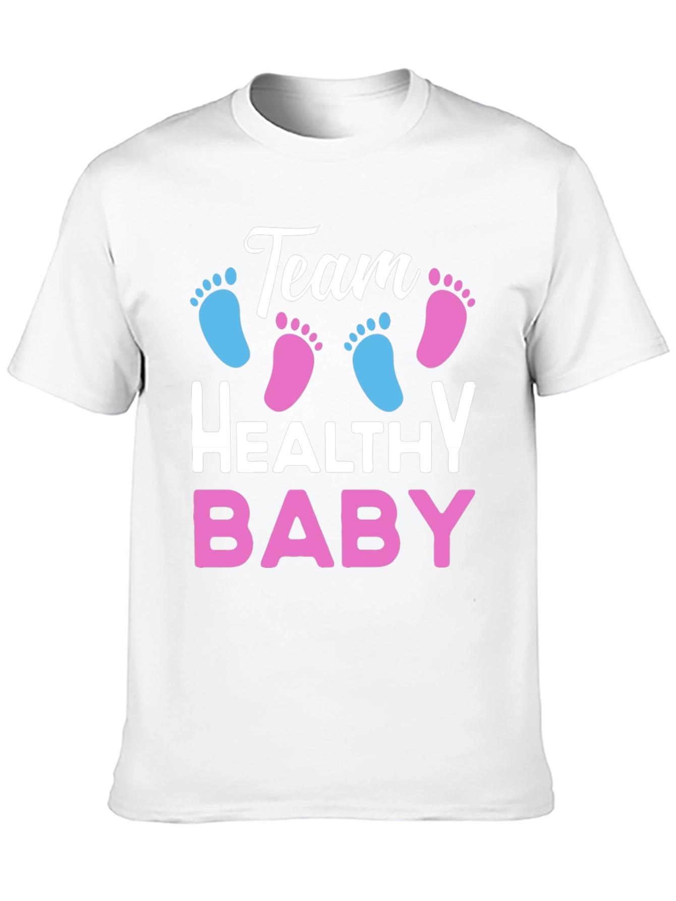 Team Healthy Baby Gender Reveal T-Shirt