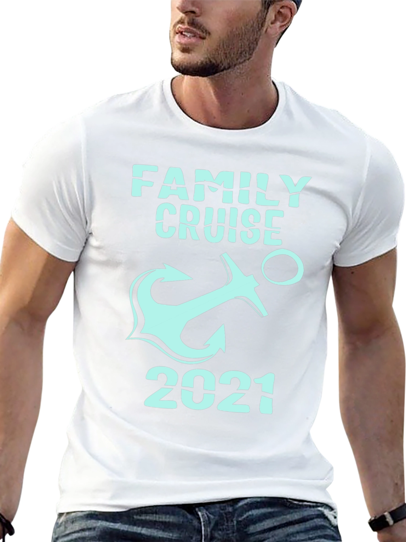 Family Cruise 2021 Anchor T-Shirt