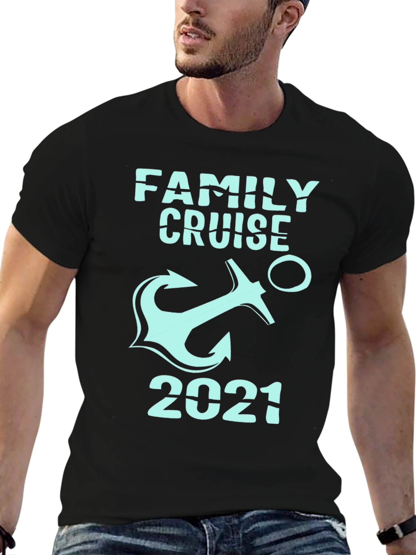Family Cruise 2021 Anchor T-Shirt
