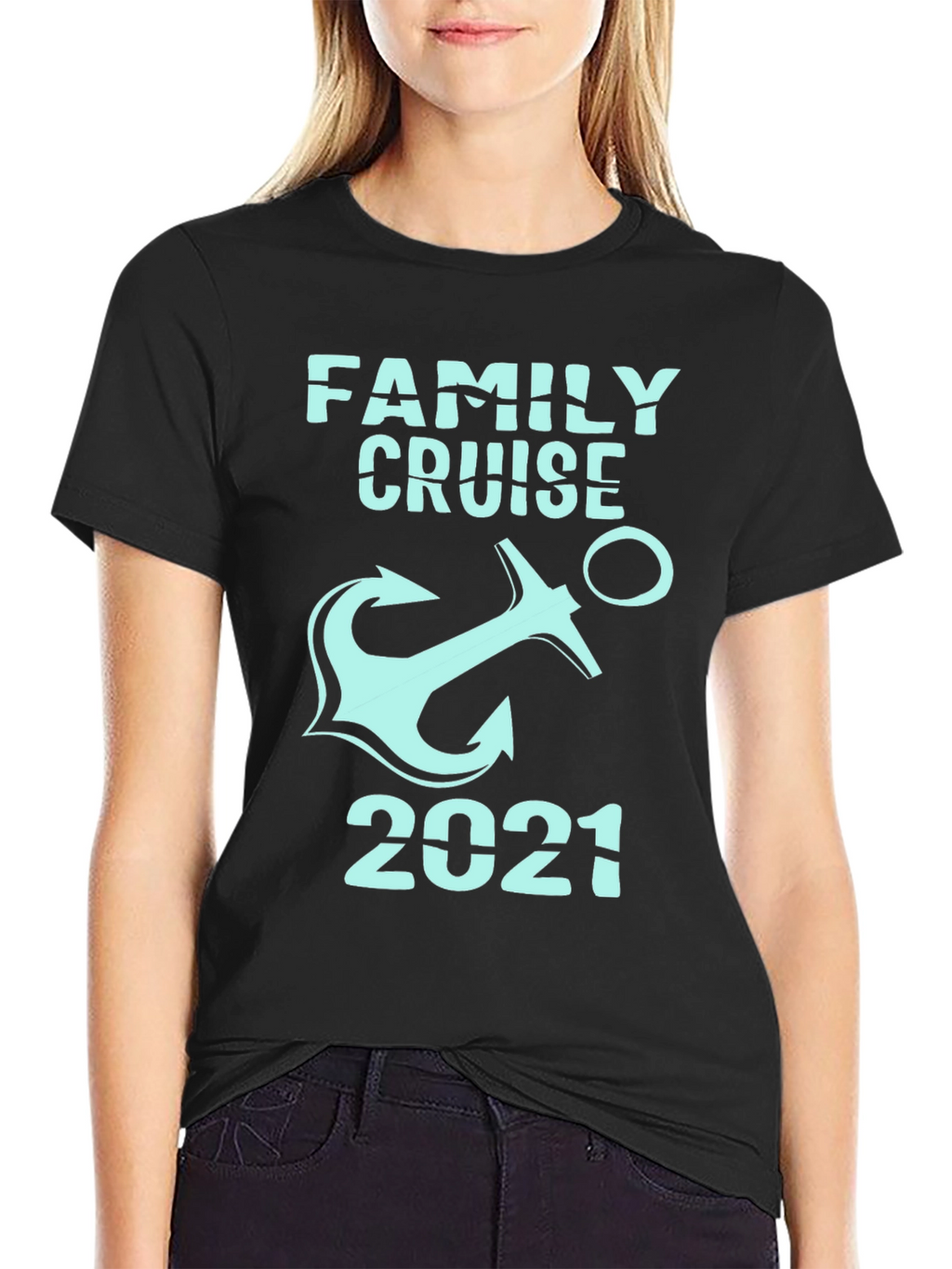 Family Cruise 2021 Anchor T-Shirt