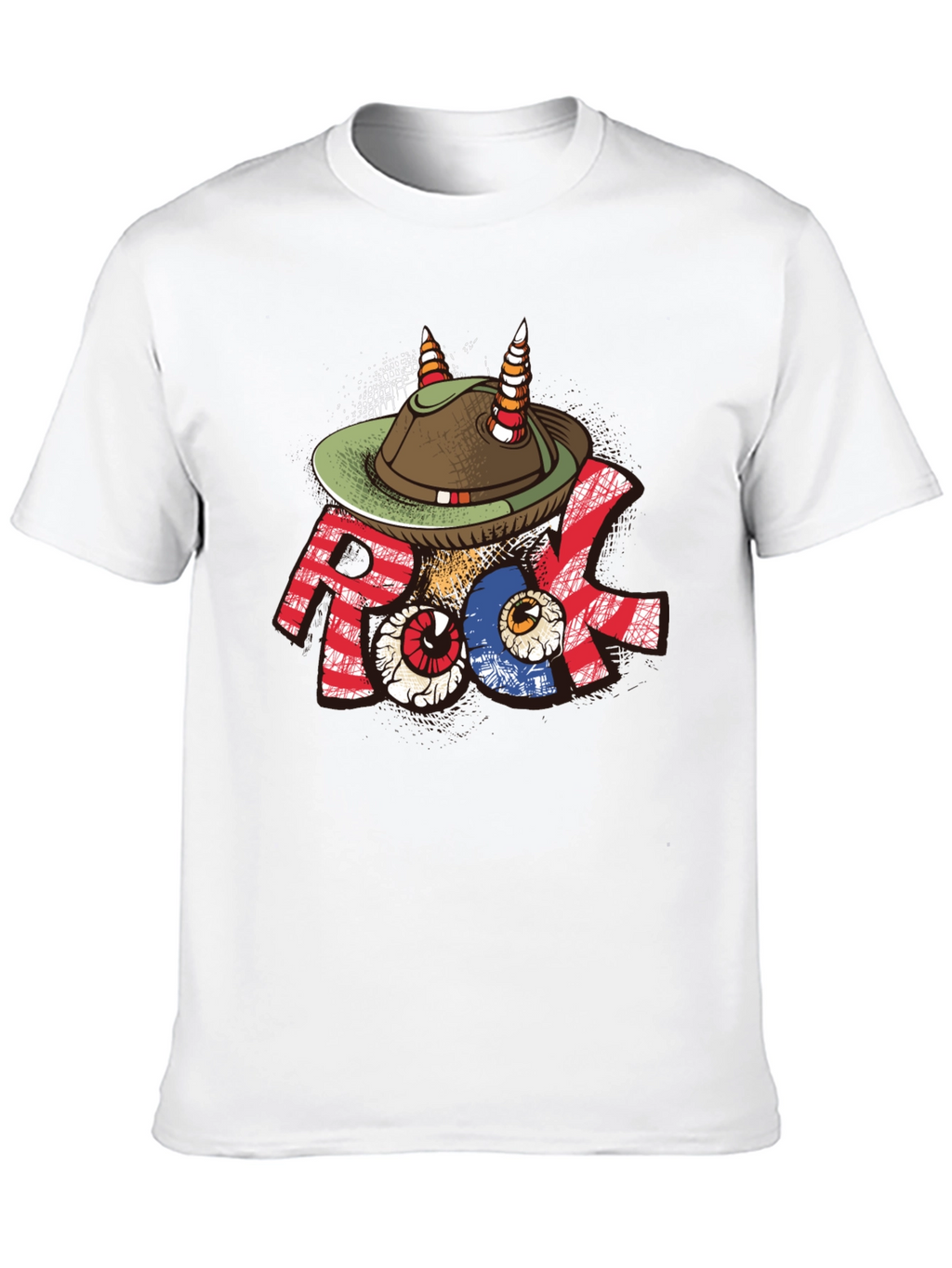 Rock Music Hat T-Shirt