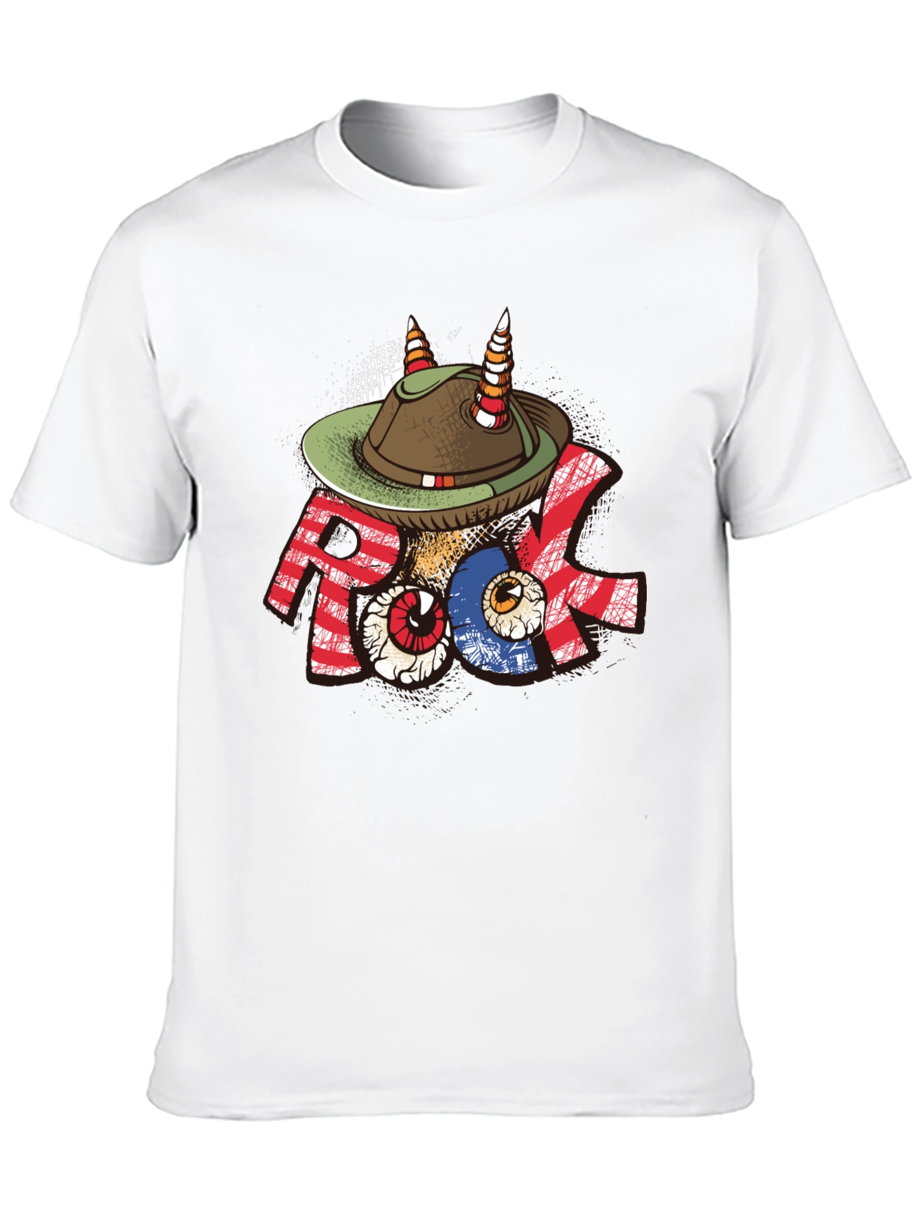 Rock Music Hat T-Shirt