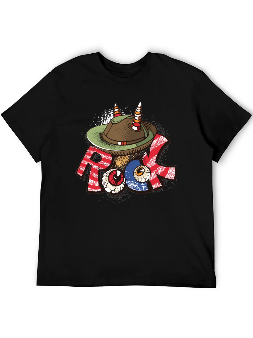 Rock Music Hat T-Shirt