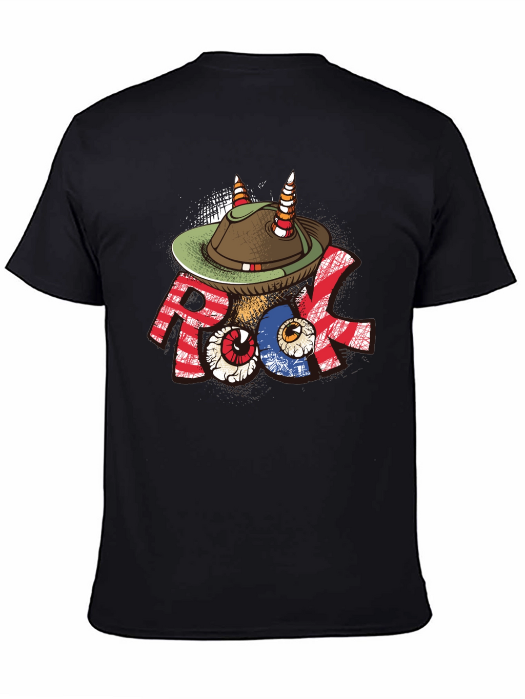 Rock Music Hat T-Shirt