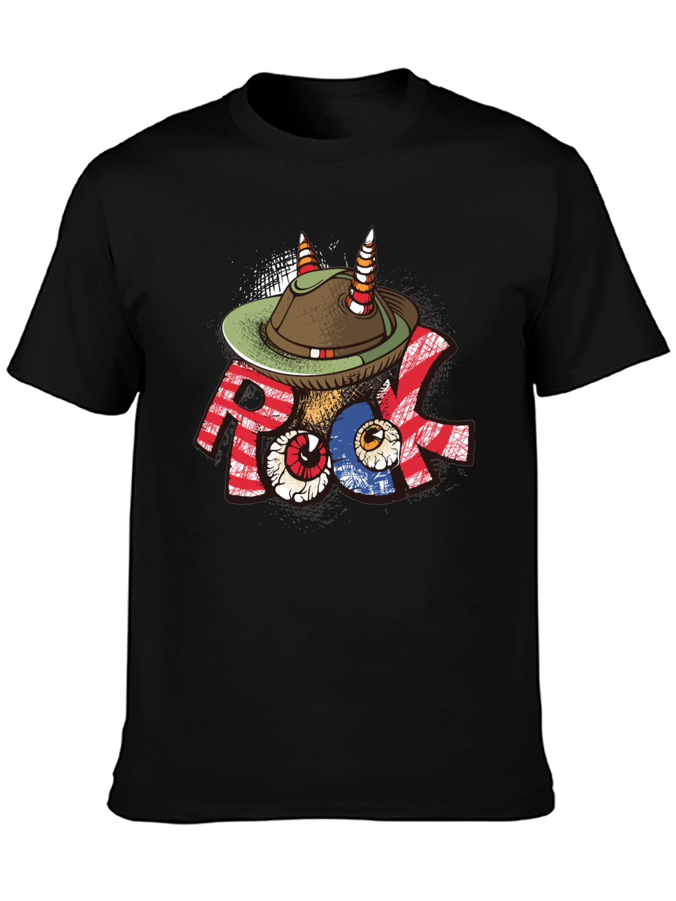 Rock Music Hat T-Shirt