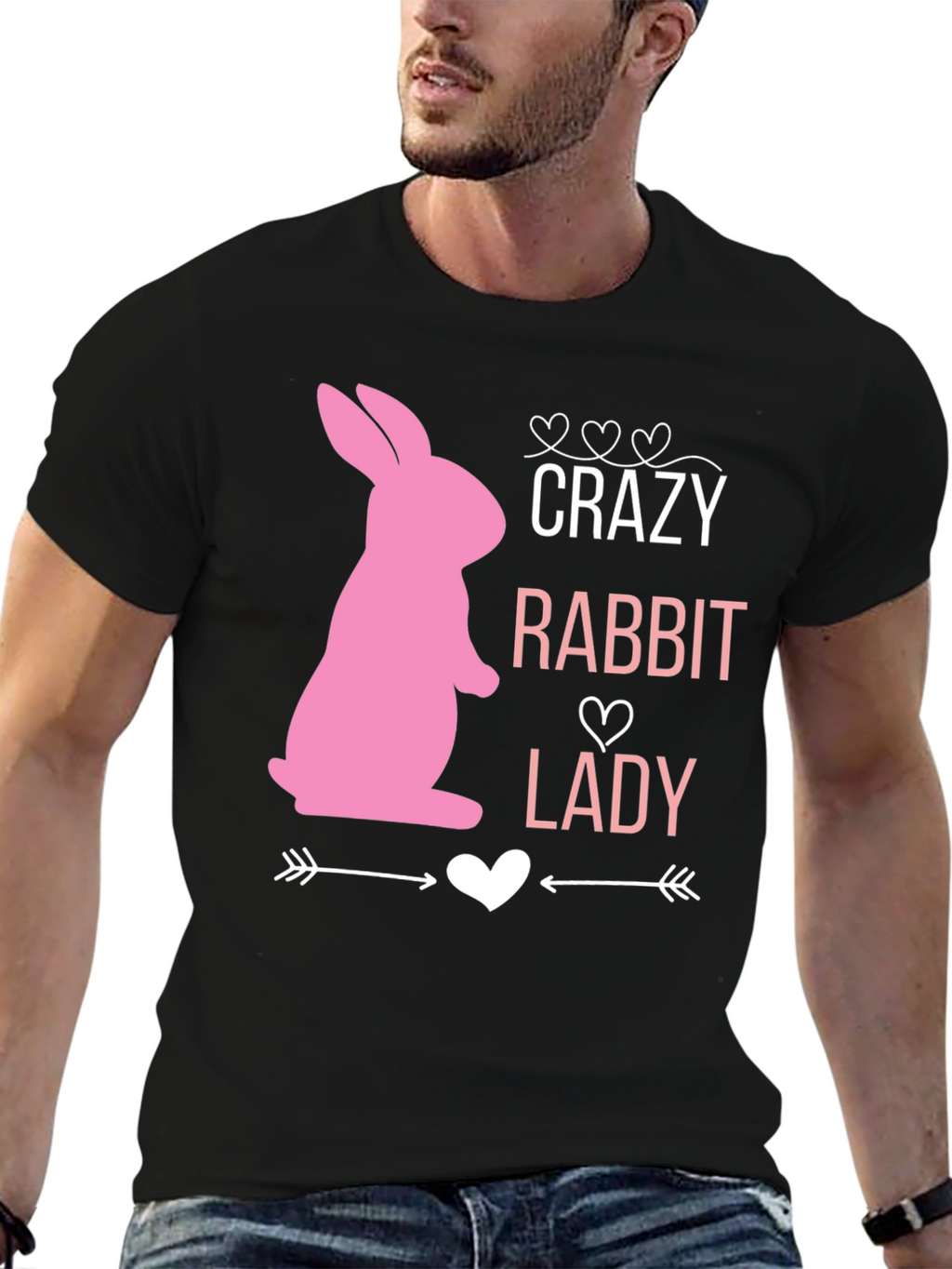 Crazy Rabbit Lady T-Shirt