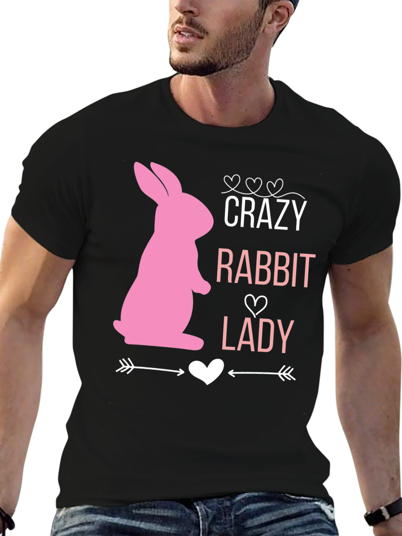 Crazy Rabbit Lady T-Shirt