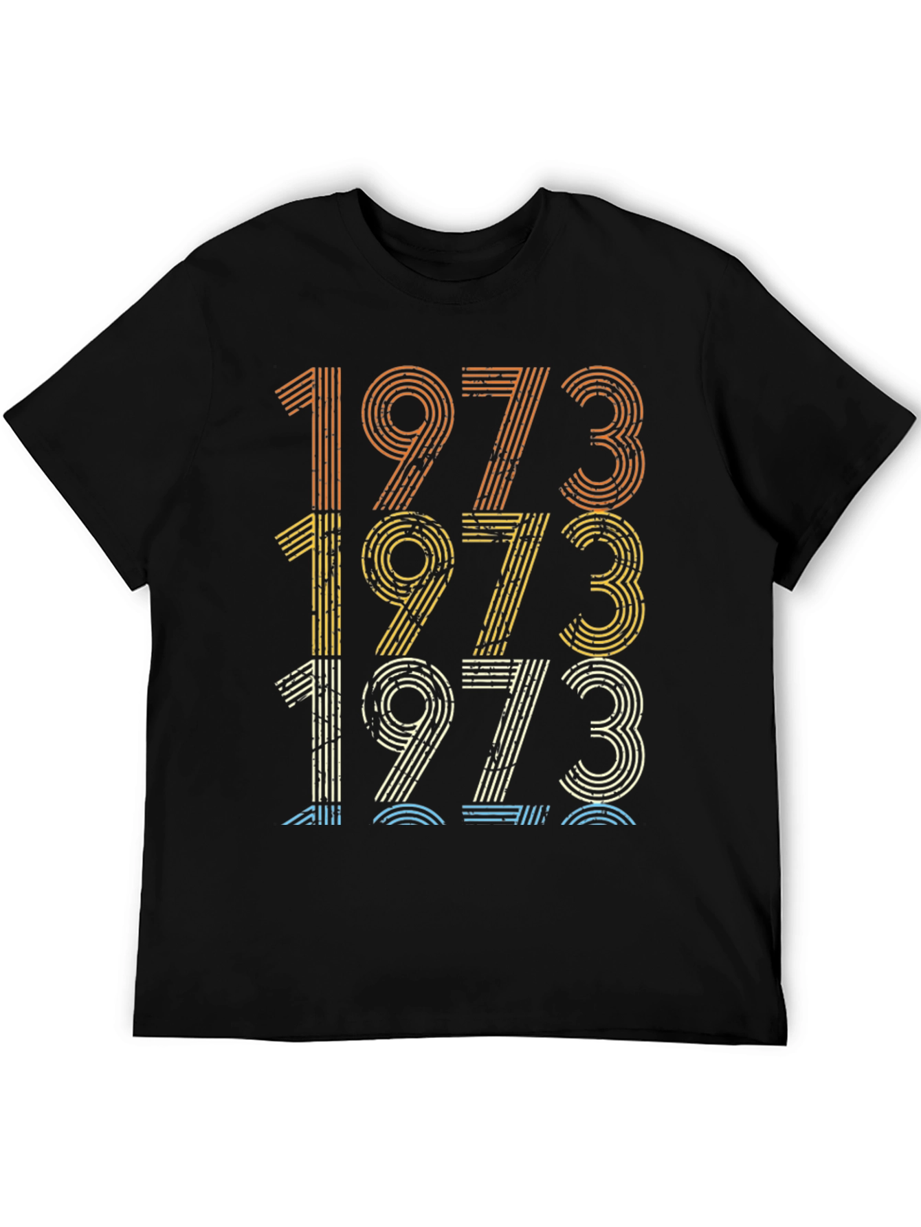 Vintage 1973 Graphic Tee - Retro Birthday Shirt