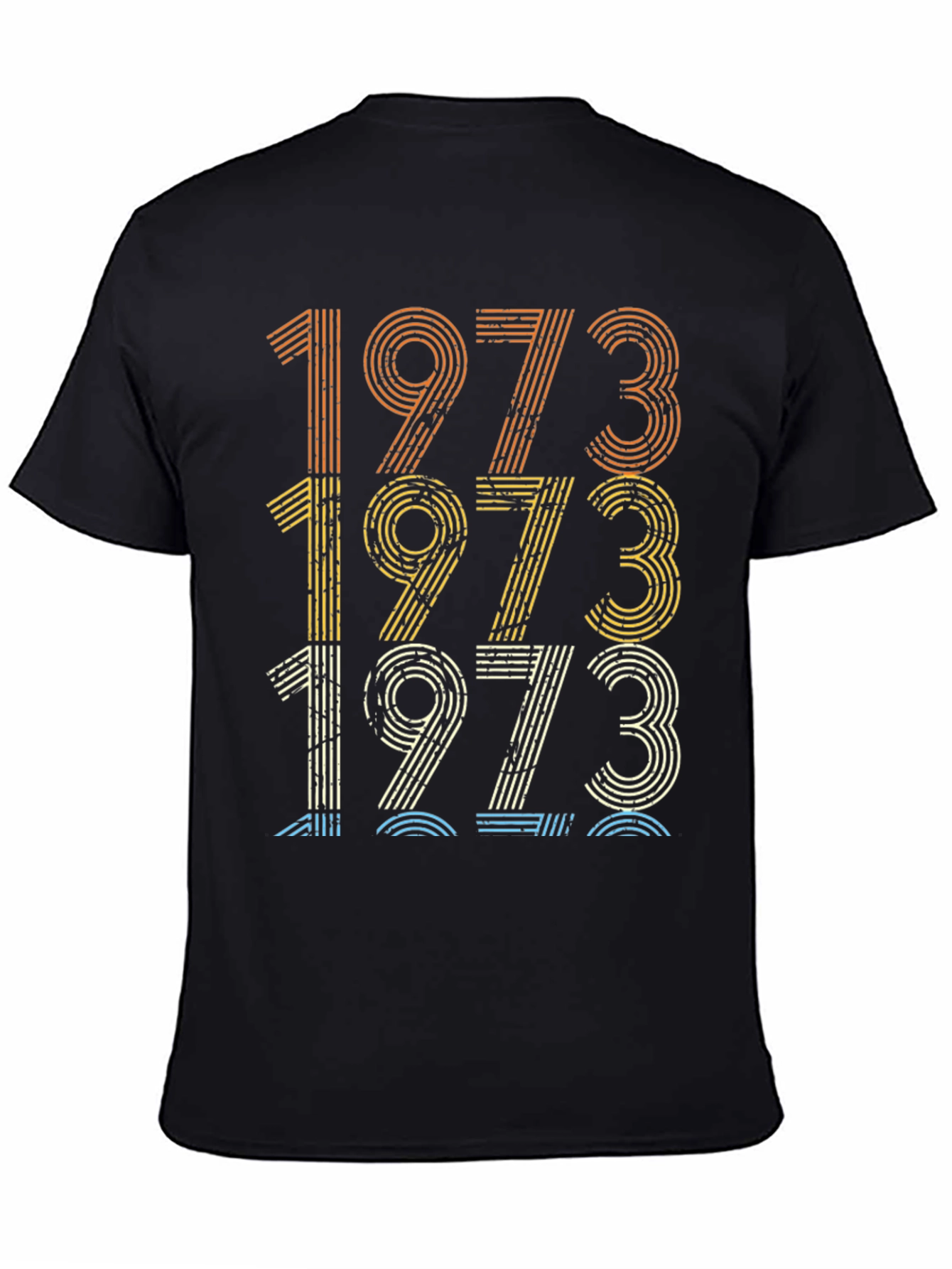 Vintage 1973 Graphic Tee - Retro Birthday Shirt