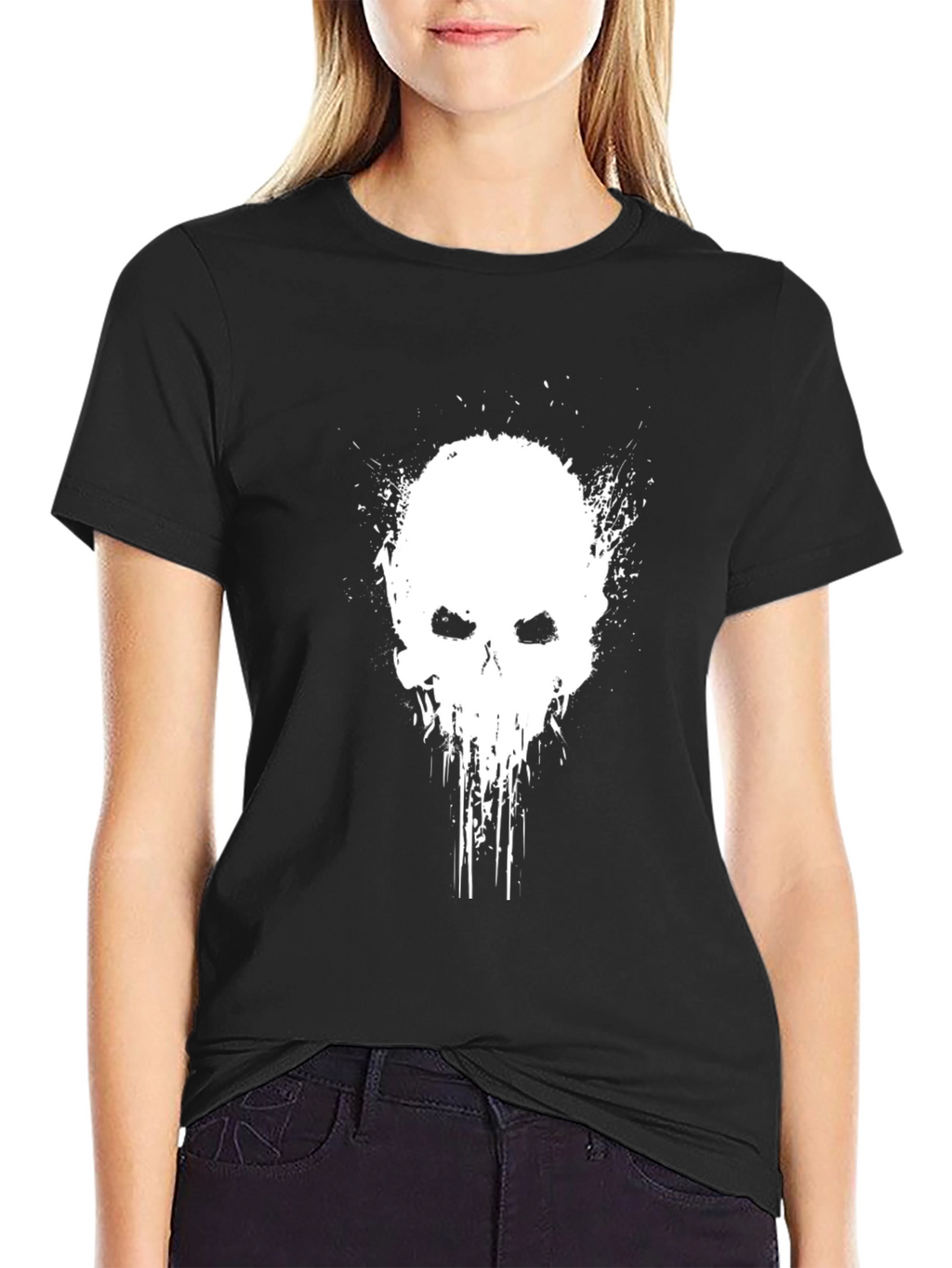 Punisher Skull Black Graphic Tee