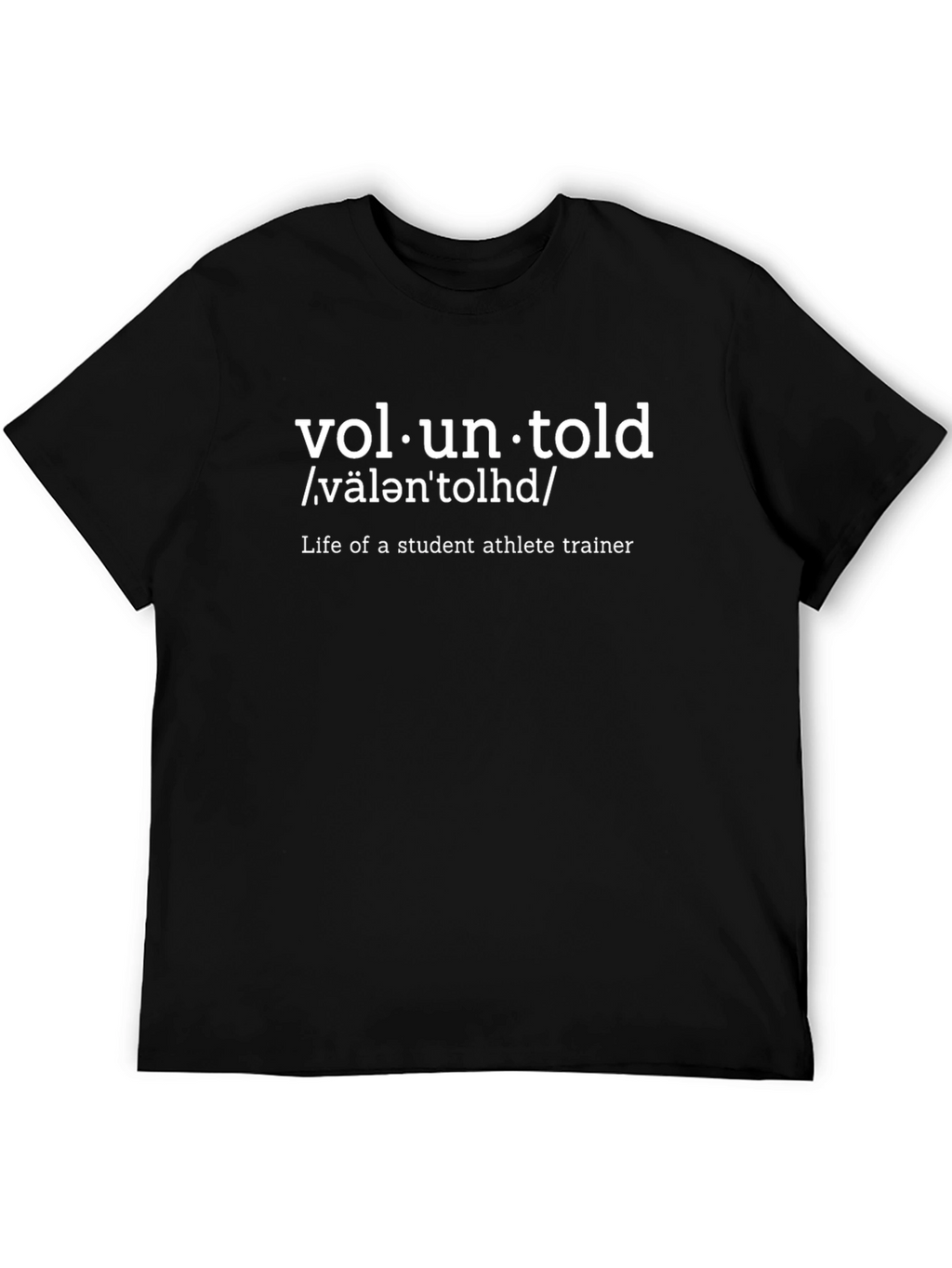 Vol·un·told Student Athlete Trainer Graphic Tee