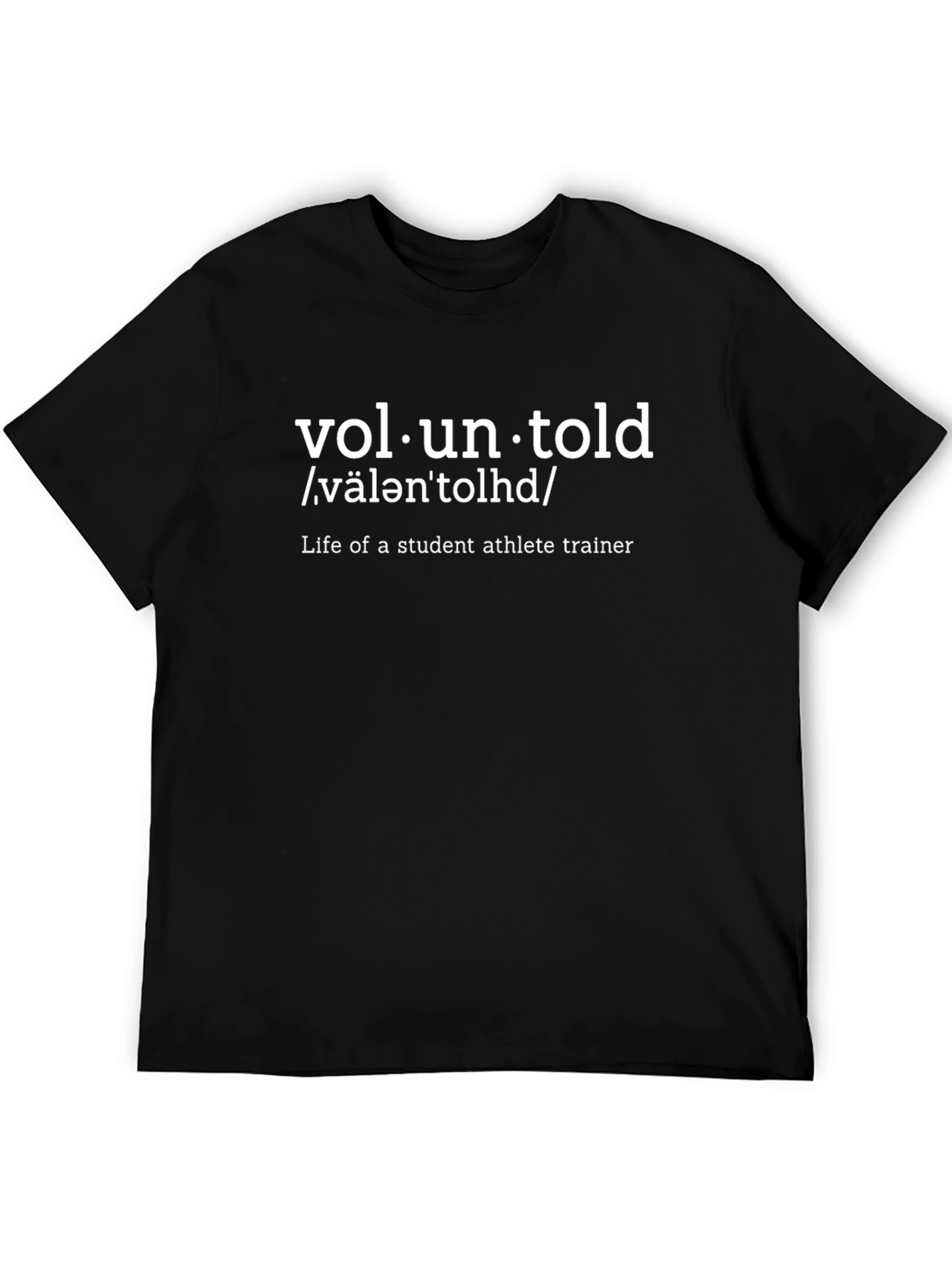 Vol·un·told Student Athlete Trainer Graphic Tee