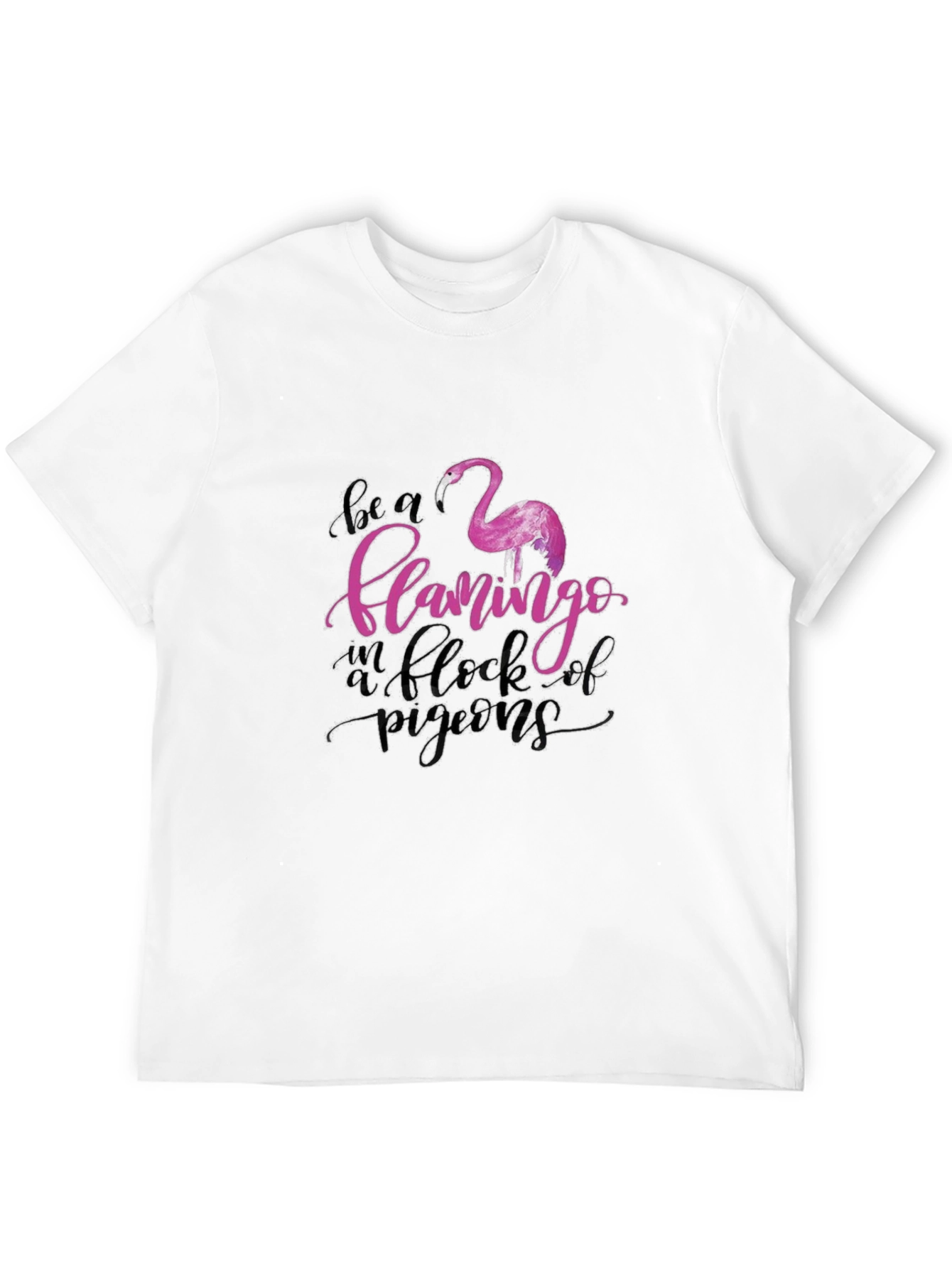Be a Flamingo Tee - Unique Graphic Design