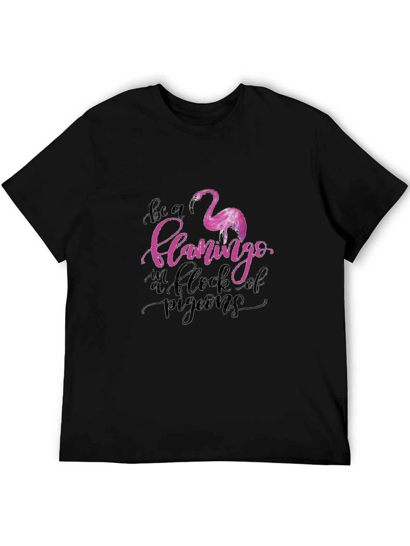 Be a Flamingo Tee - Unique Graphic Design