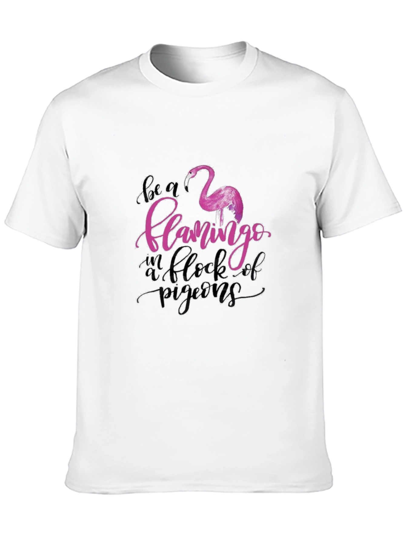 Be a Flamingo Tee - Unique Graphic Design