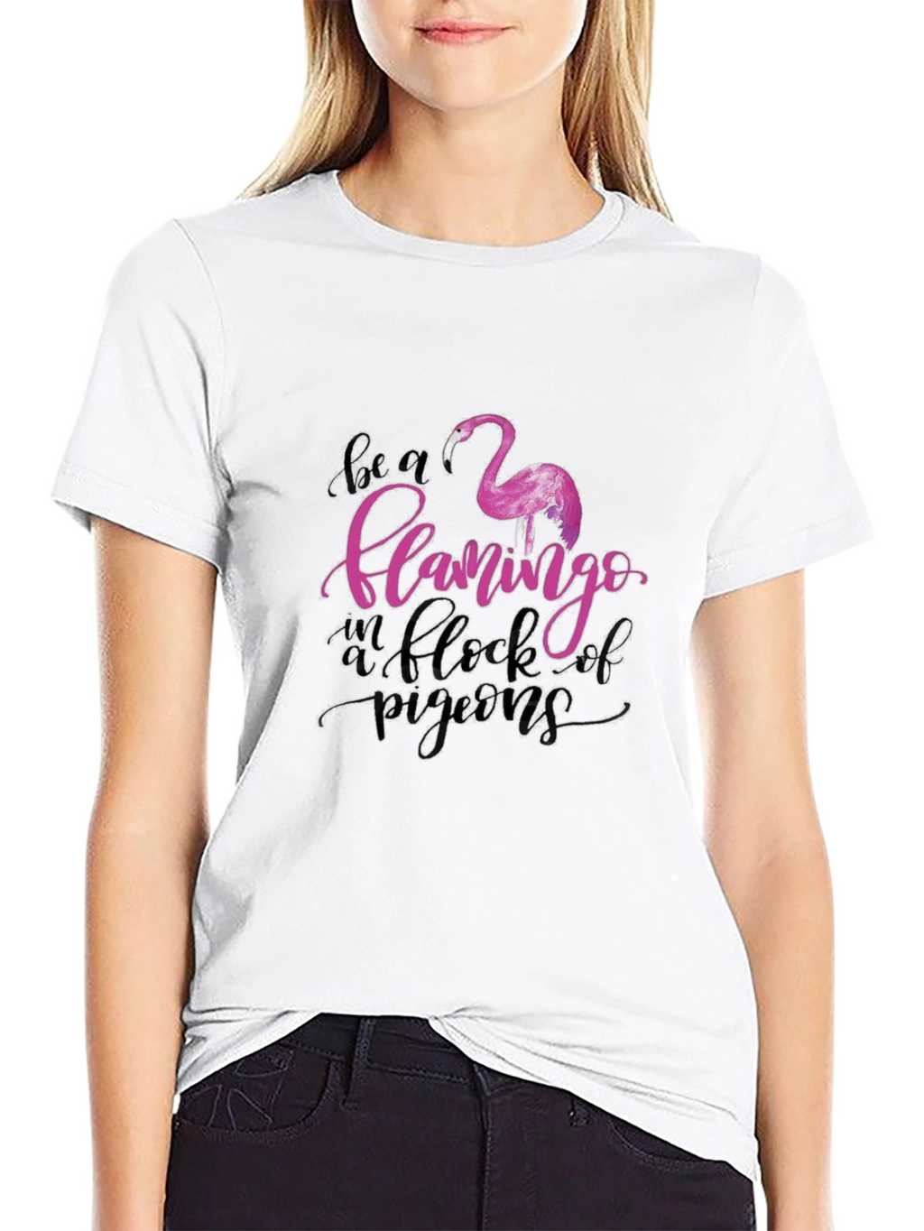 Be a Flamingo Tee - Unique Graphic Design