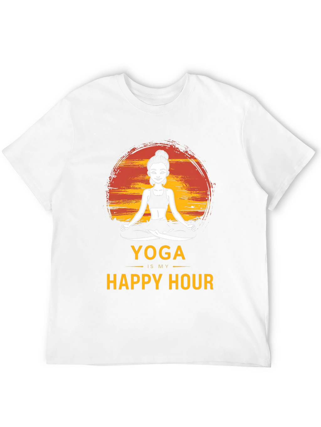 Yoga Is My Happy Hour Graphic Tee