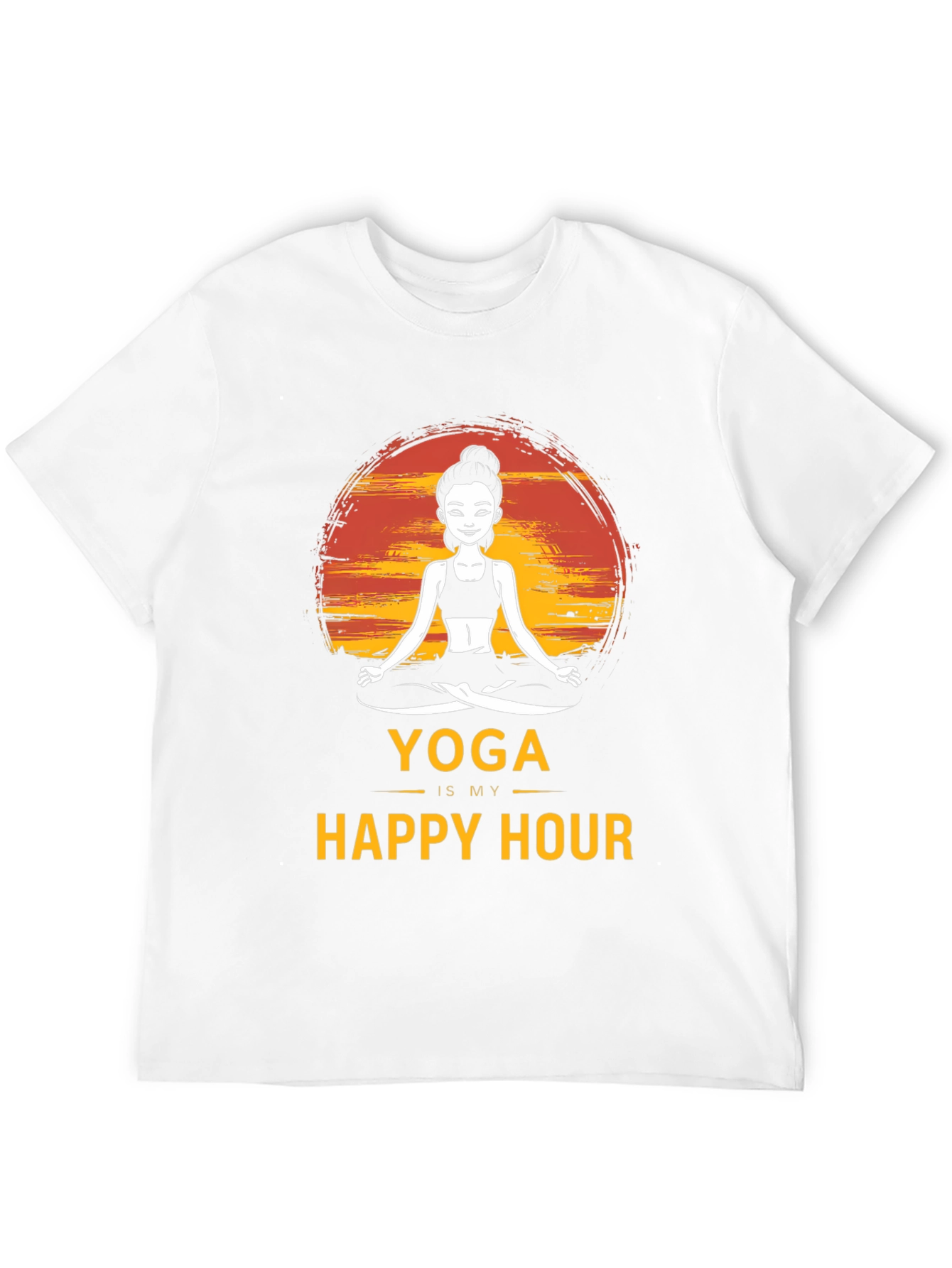 Yoga Is My Happy Hour Graphic Tee