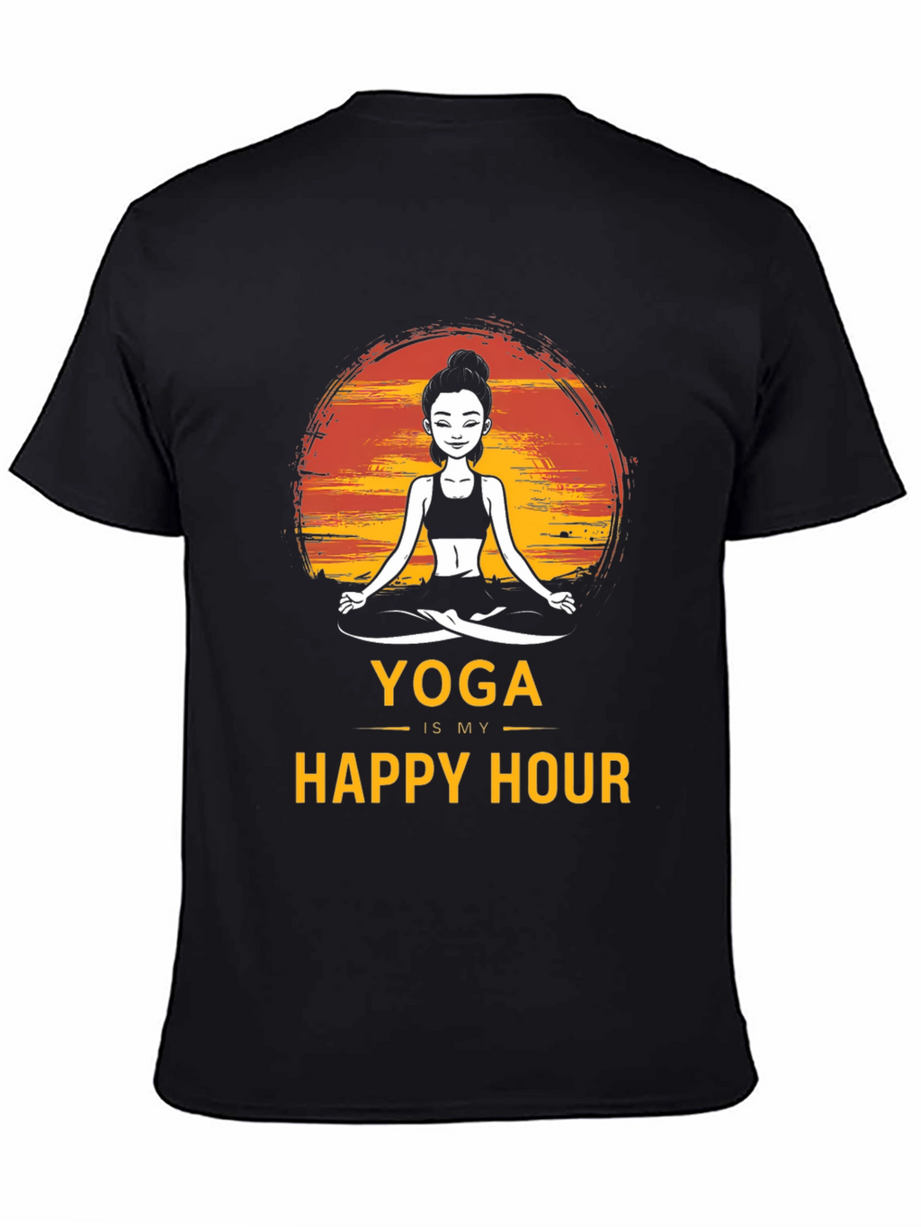 Yoga Is My Happy Hour Graphic Tee