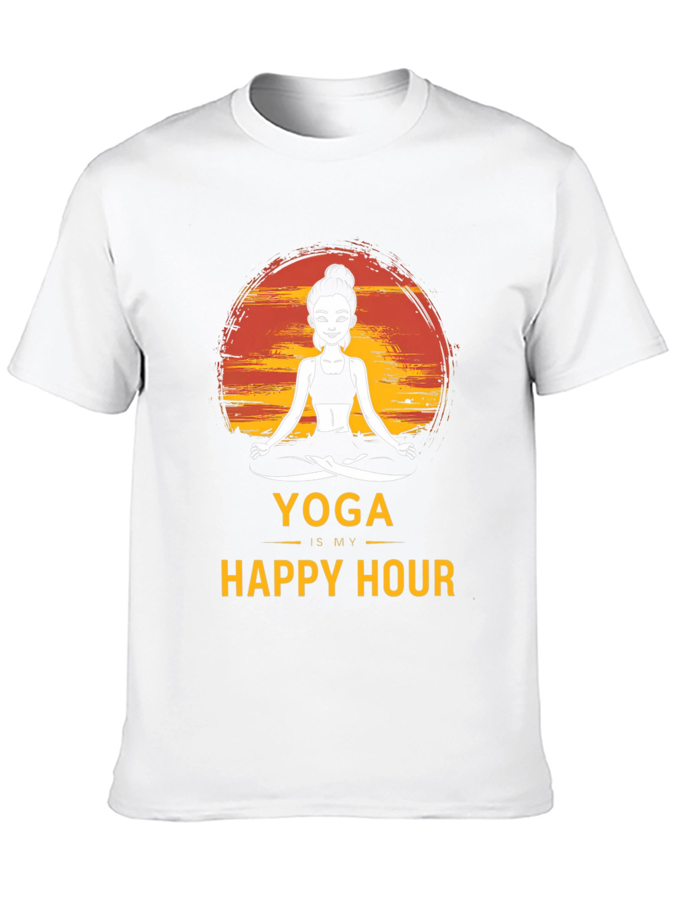 Yoga Is My Happy Hour Graphic Tee