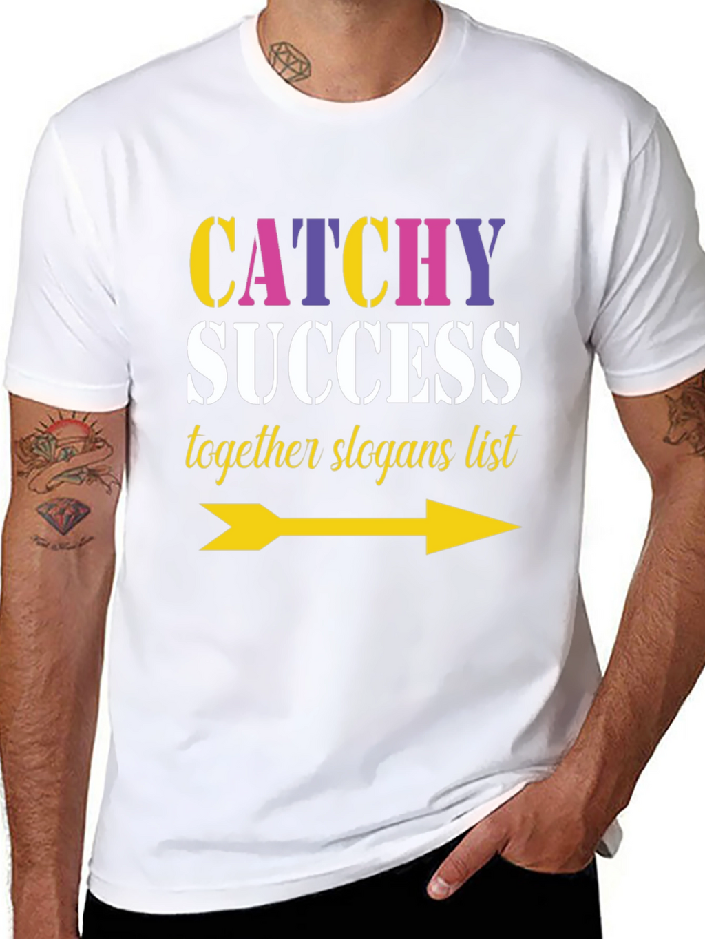 Catchy Success Slogans List Arrow T-Shirt