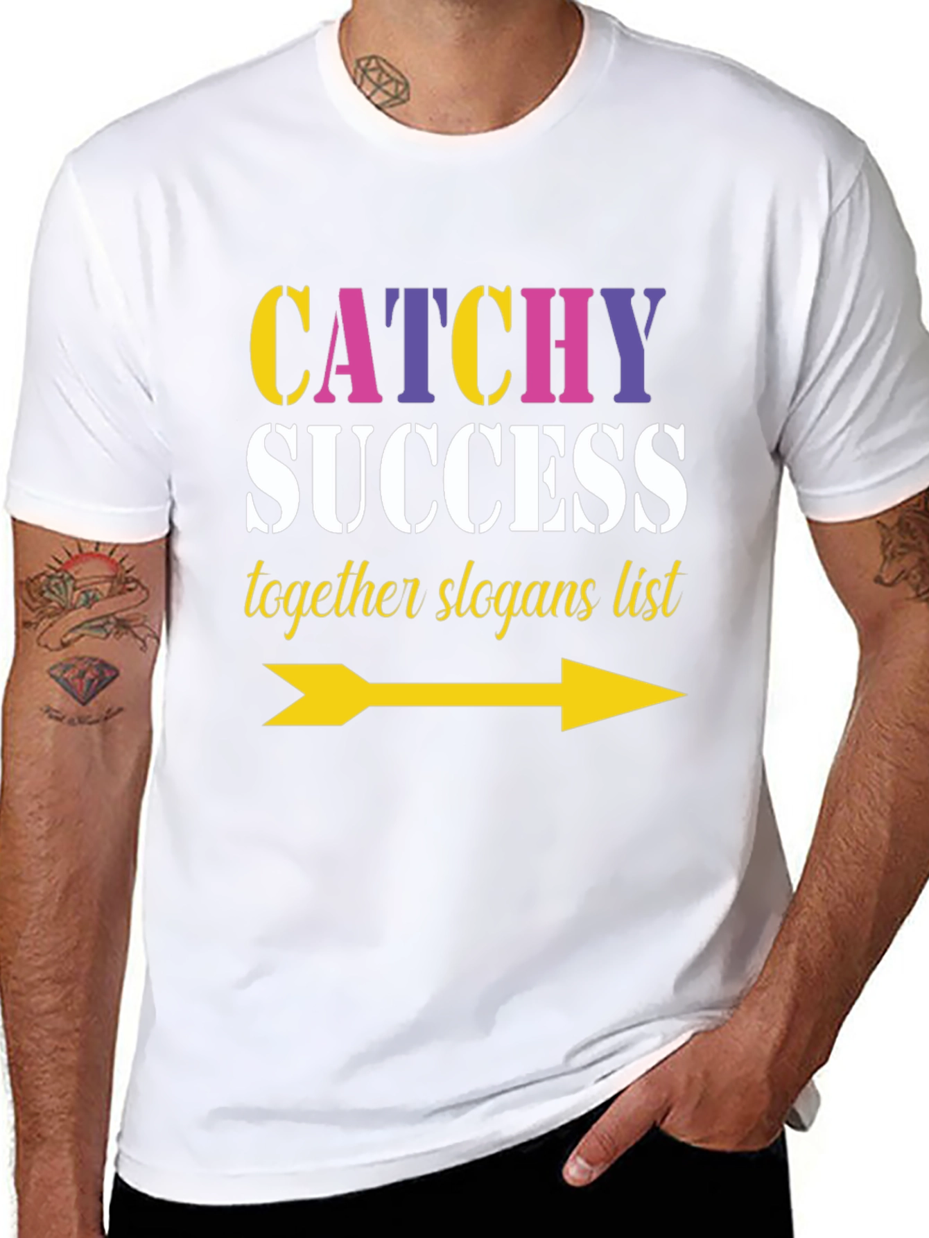 Catchy Success Slogans List Arrow T-Shirt