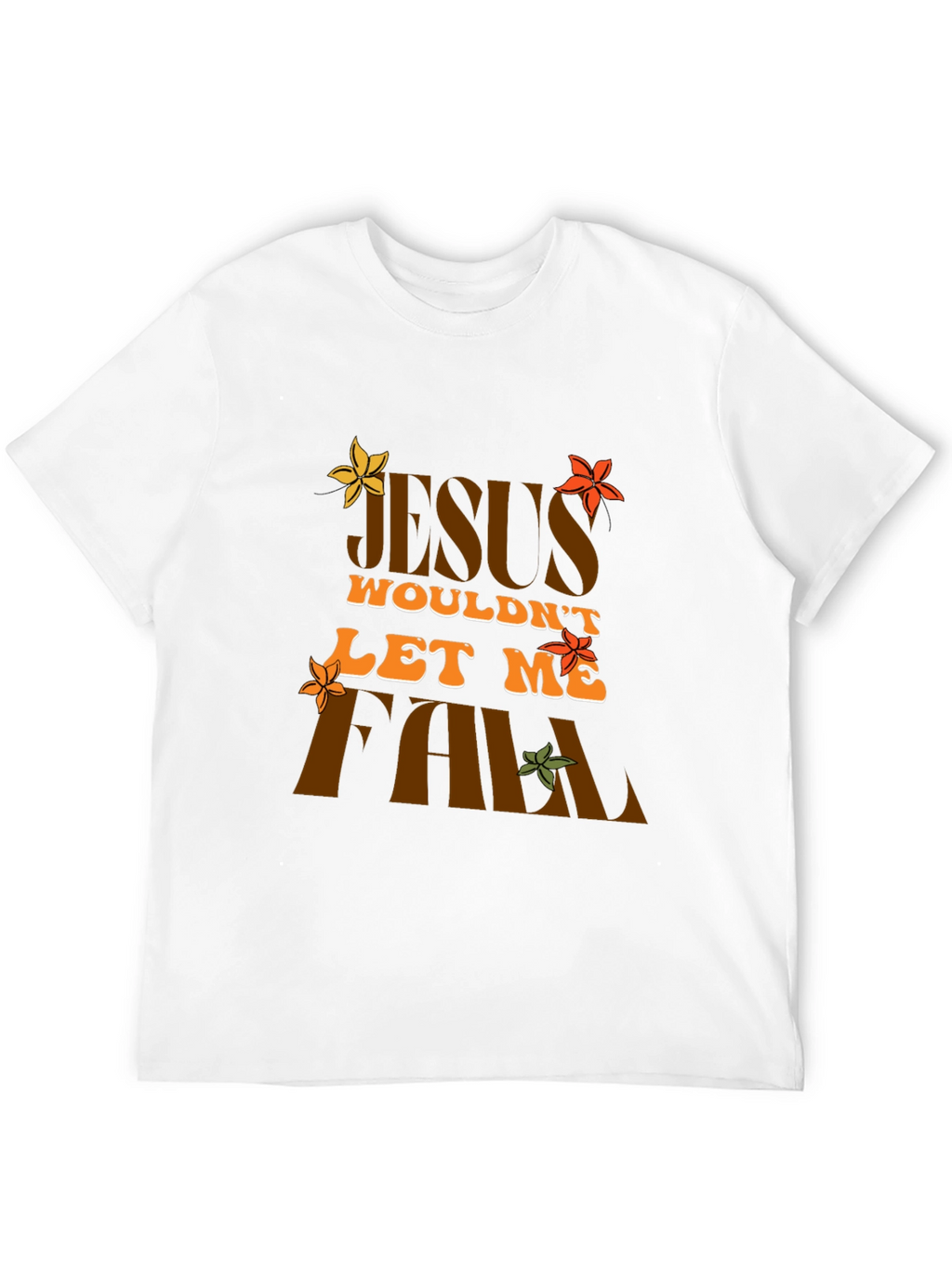 Jesus Wouldnt Let Me Fall Black Tee