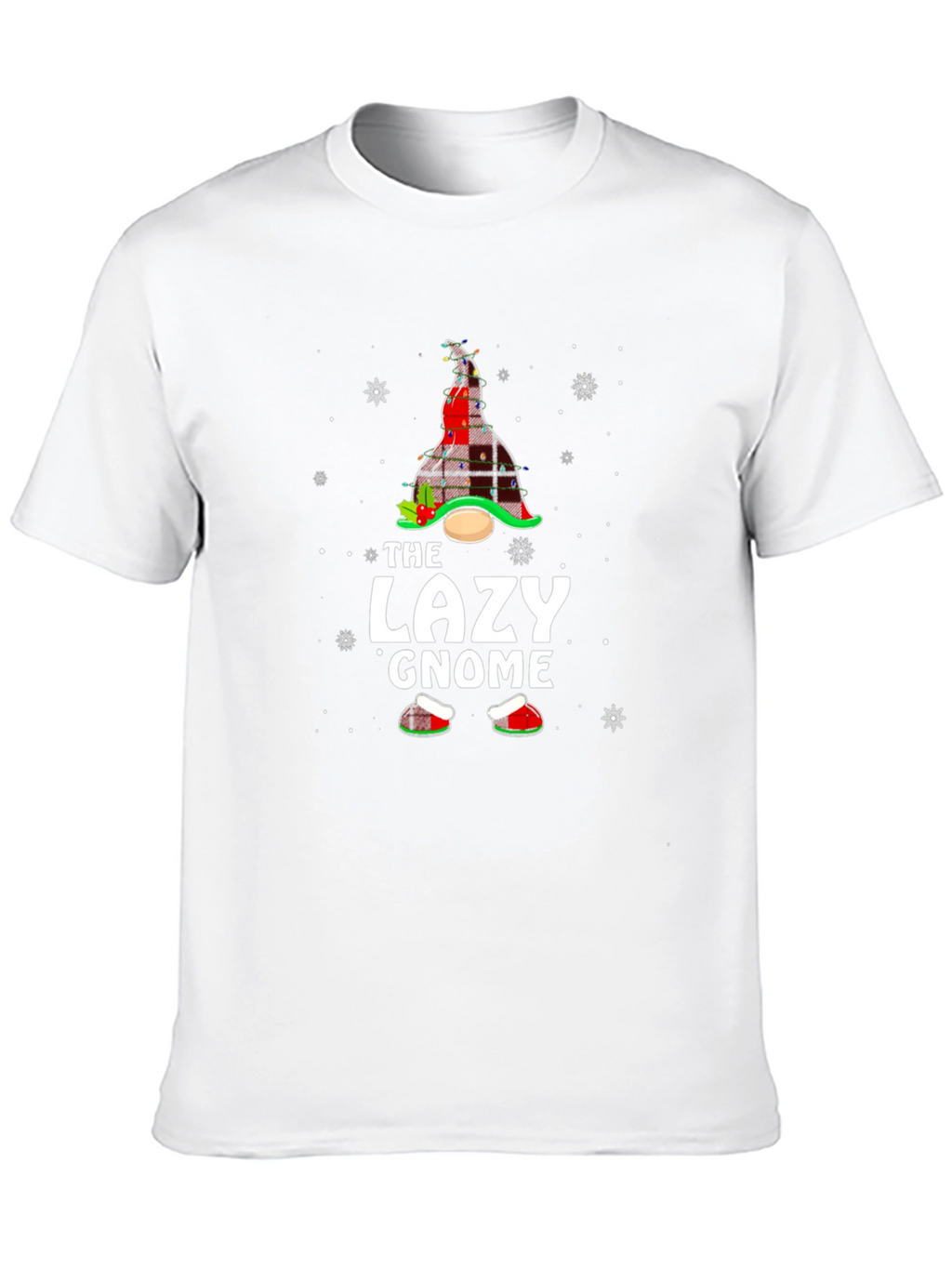The Lazy Gnome Christmas Graphic Tee