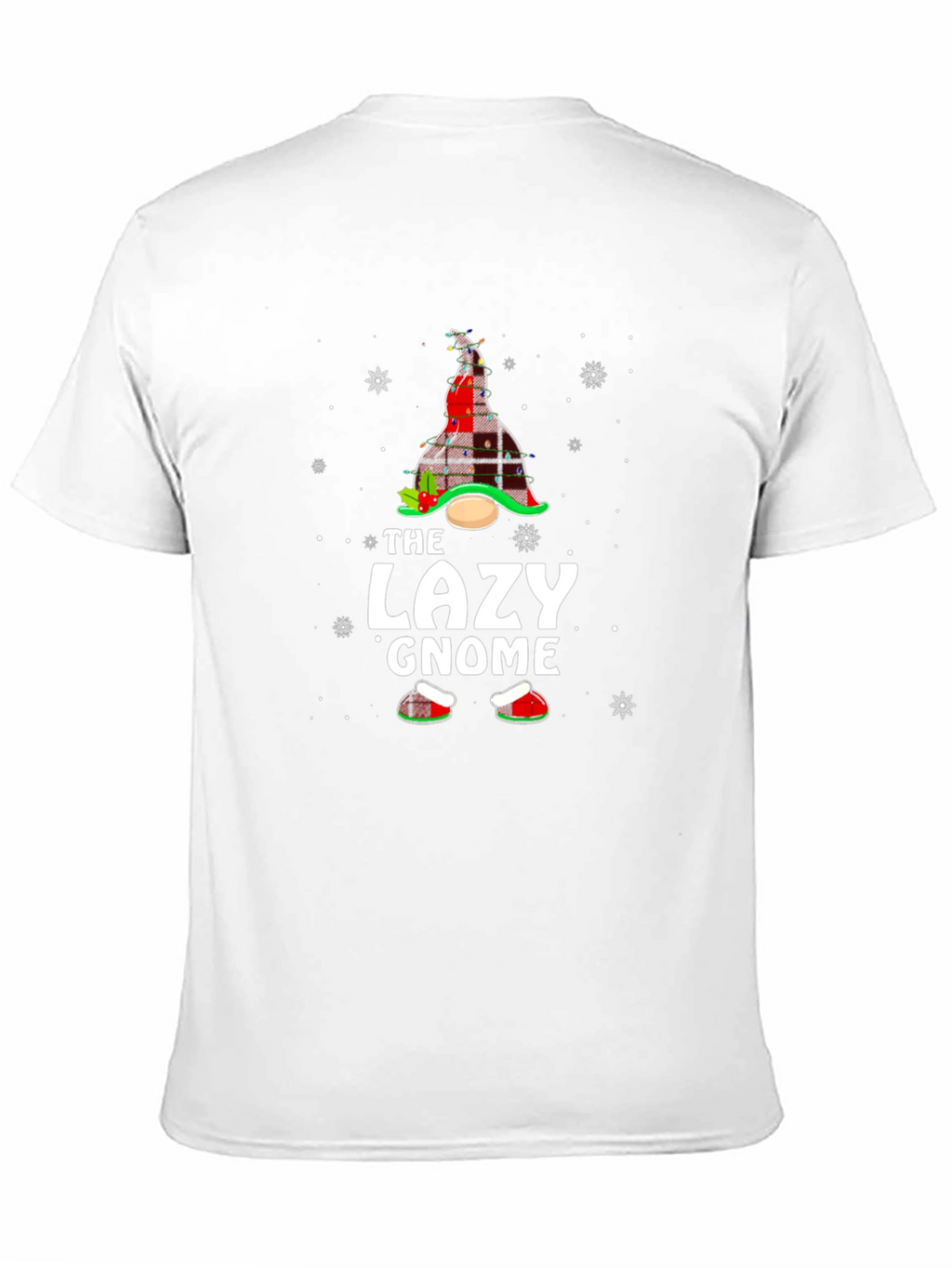 The Lazy Gnome Christmas Graphic Tee