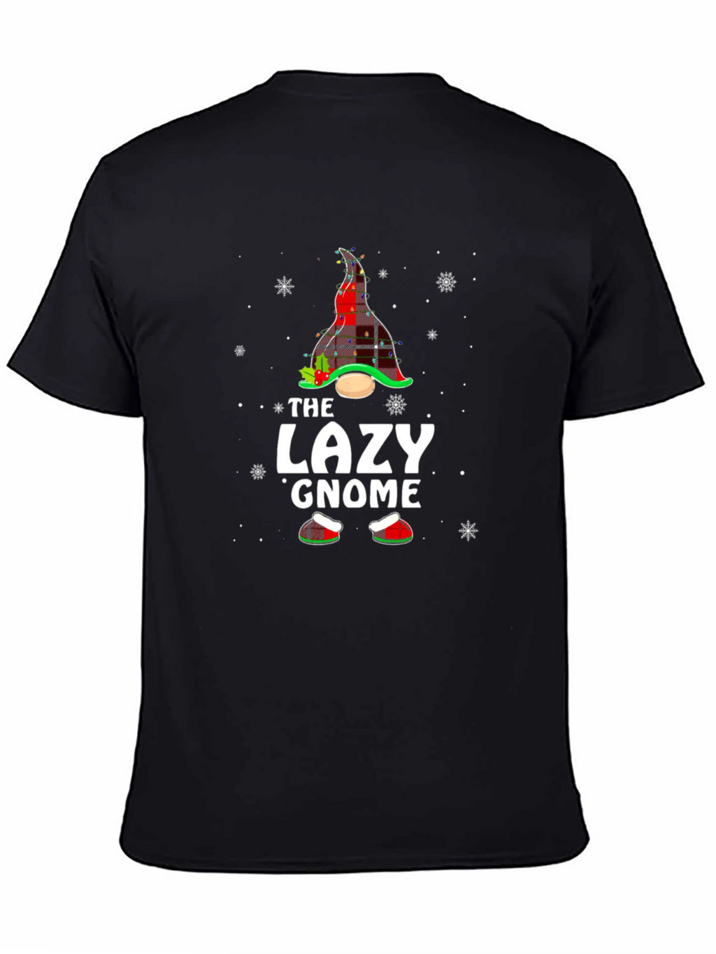 The Lazy Gnome Christmas Graphic Tee