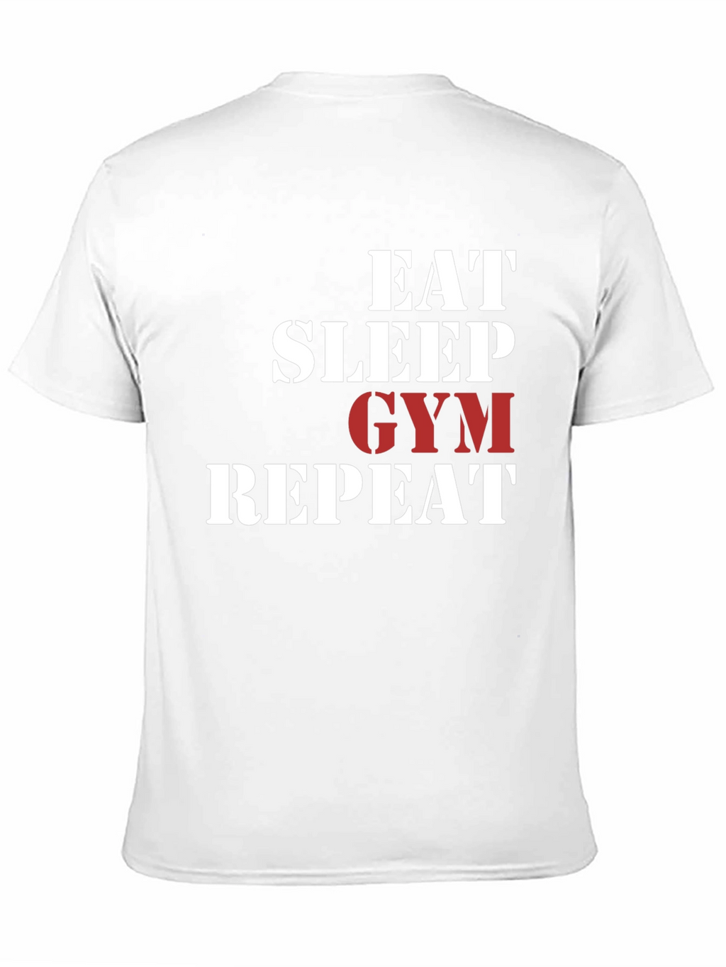 Eat Sleep Gym Repeat Graphic T-Shirt