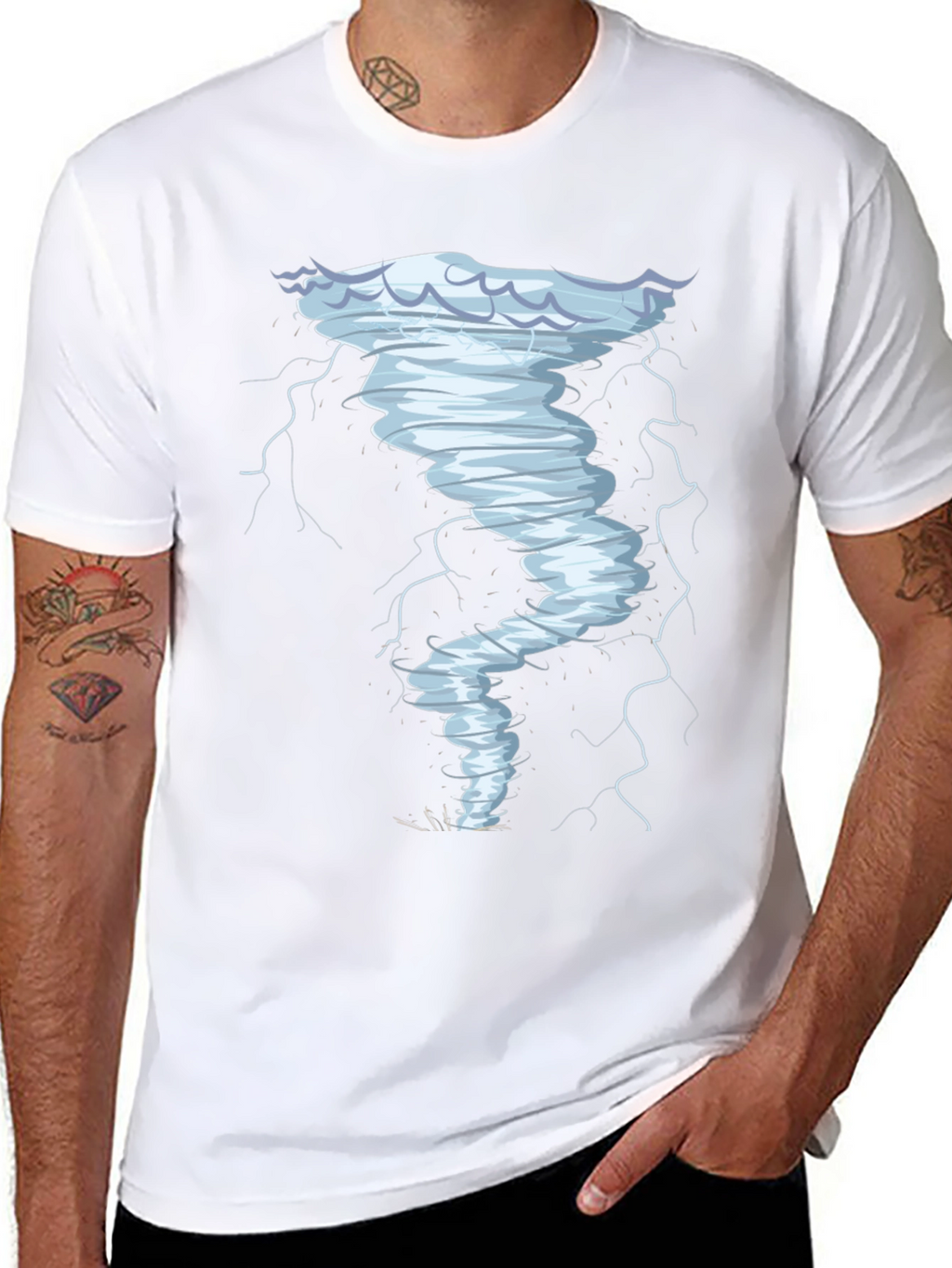 Tornado Graphic Tee - Weather Fan Gift