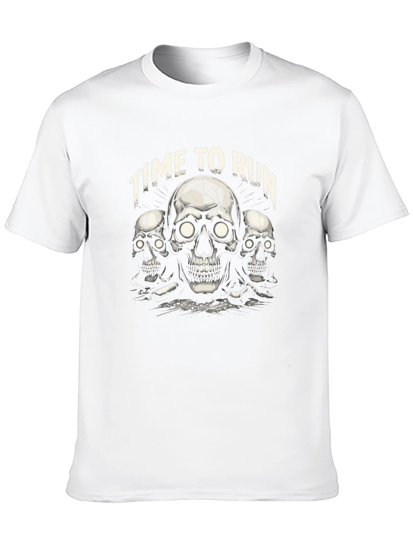 Time To Run Skeleton T-Shirt