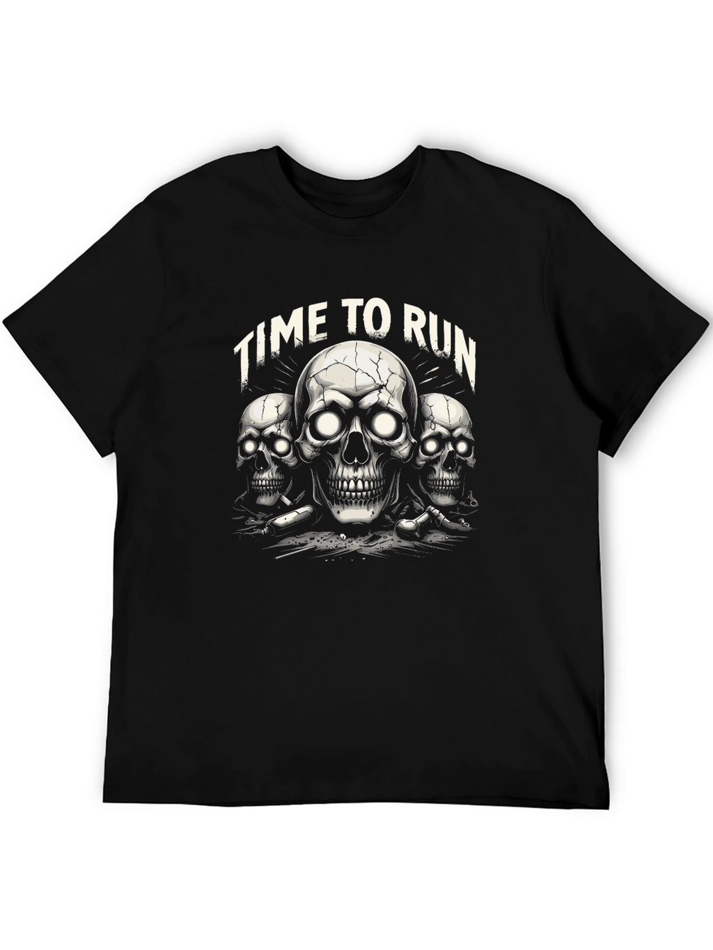 Time To Run Skeleton T-Shirt