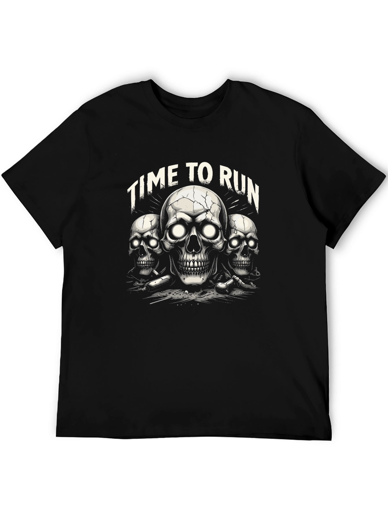 Time To Run Skeleton T-Shirt