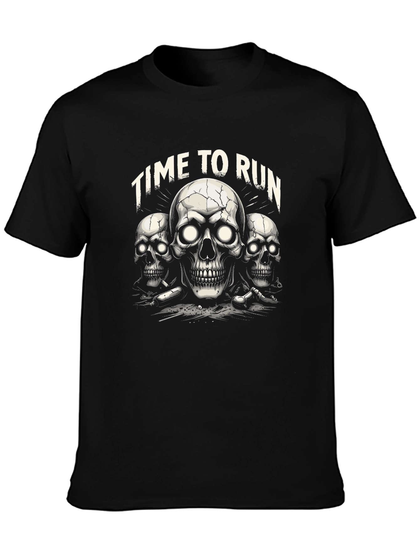 Time To Run Skeleton T-Shirt