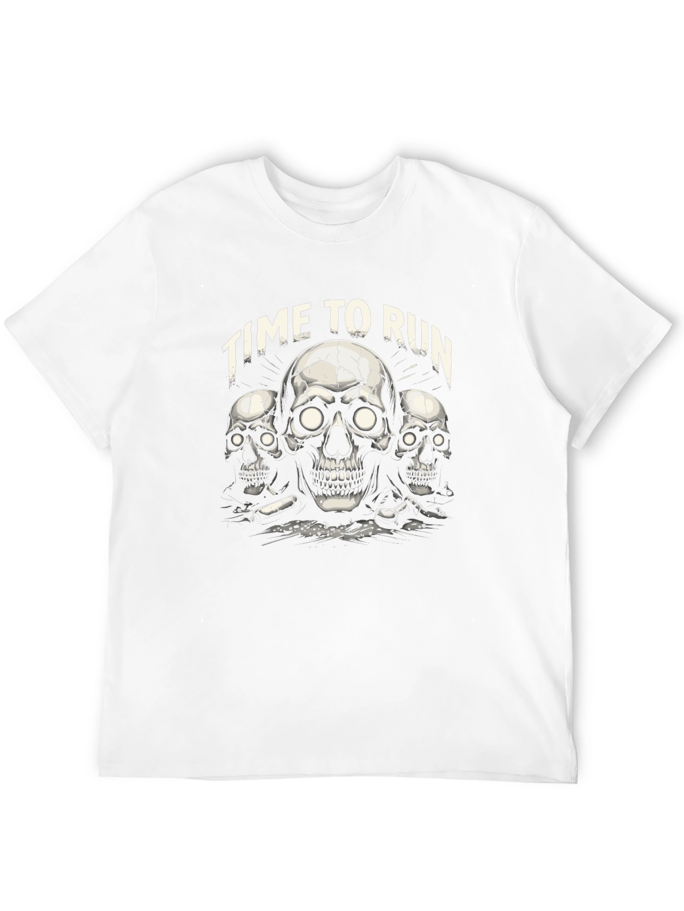 Time To Run Skeleton T-Shirt