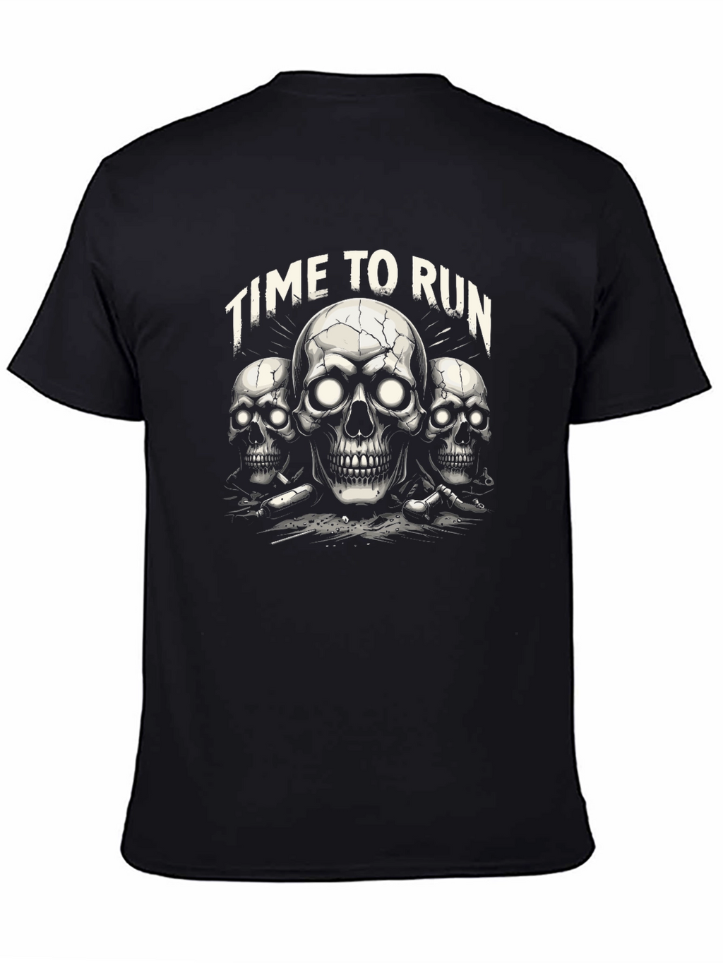 Time To Run Skeleton T-Shirt