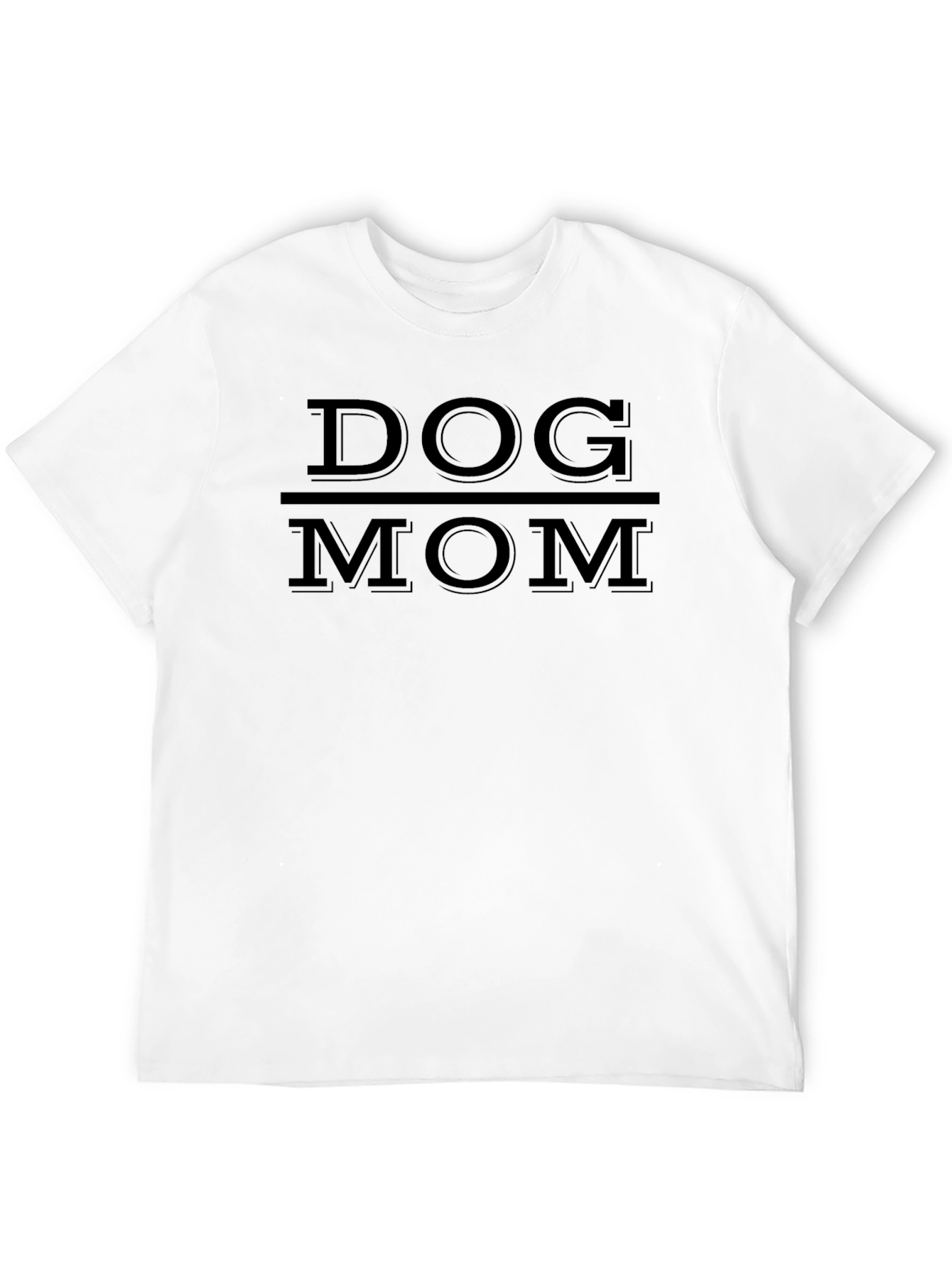 Dog Mom Graphic Tee - Black T-Shirt