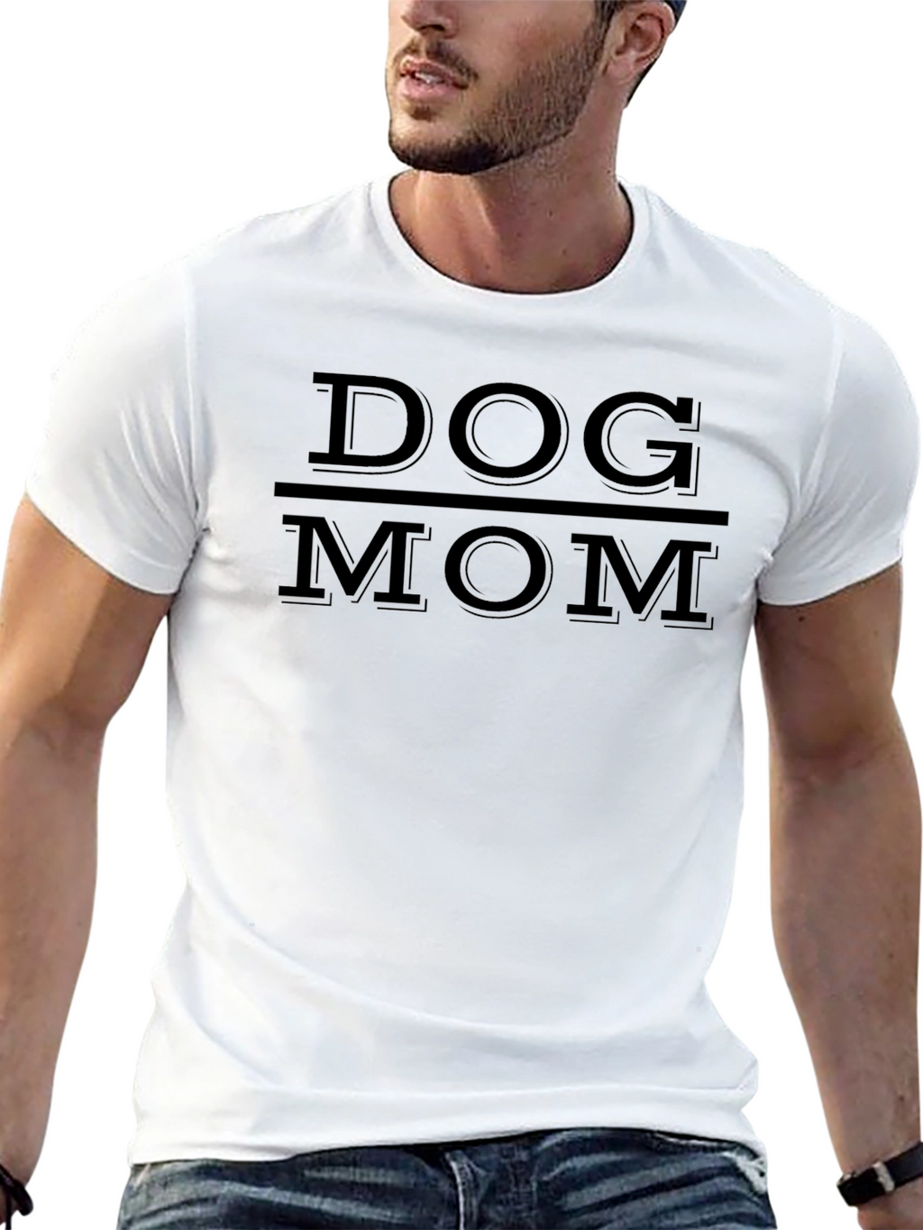 Dog Mom Graphic Tee - Black T-Shirt