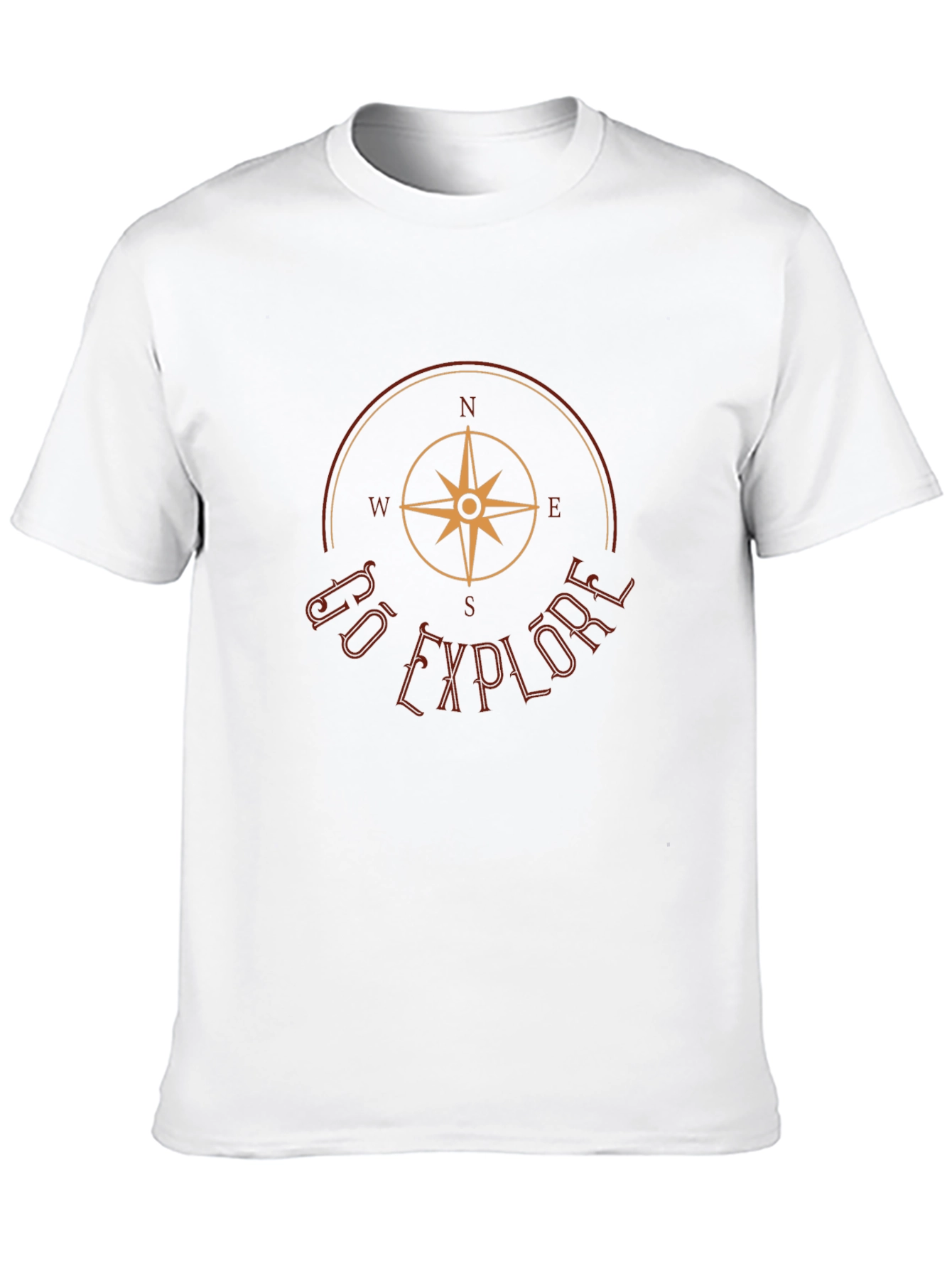 Go Explore Compass Graphic Tee - Black
