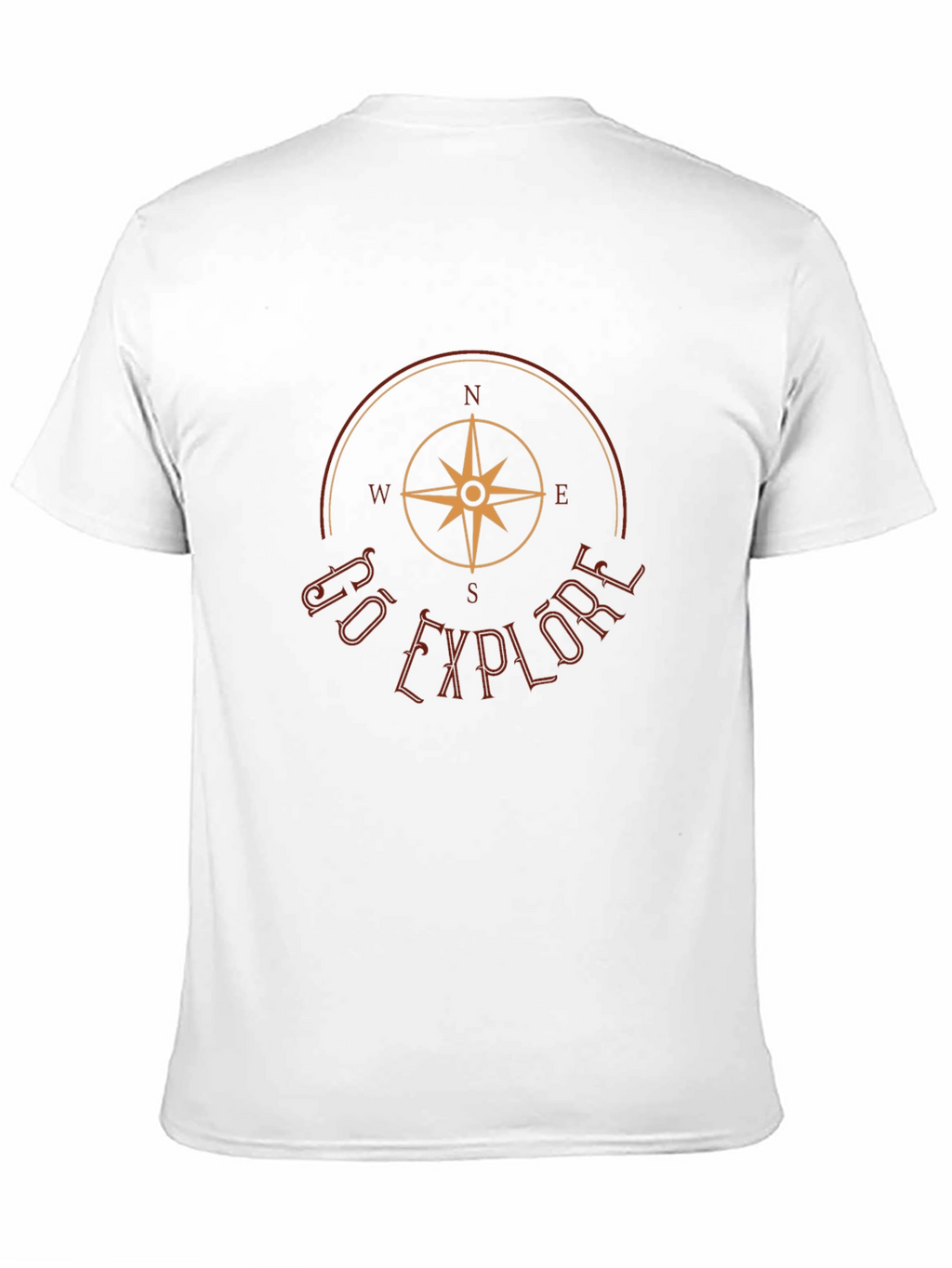 Go Explore Compass Graphic Tee - Black