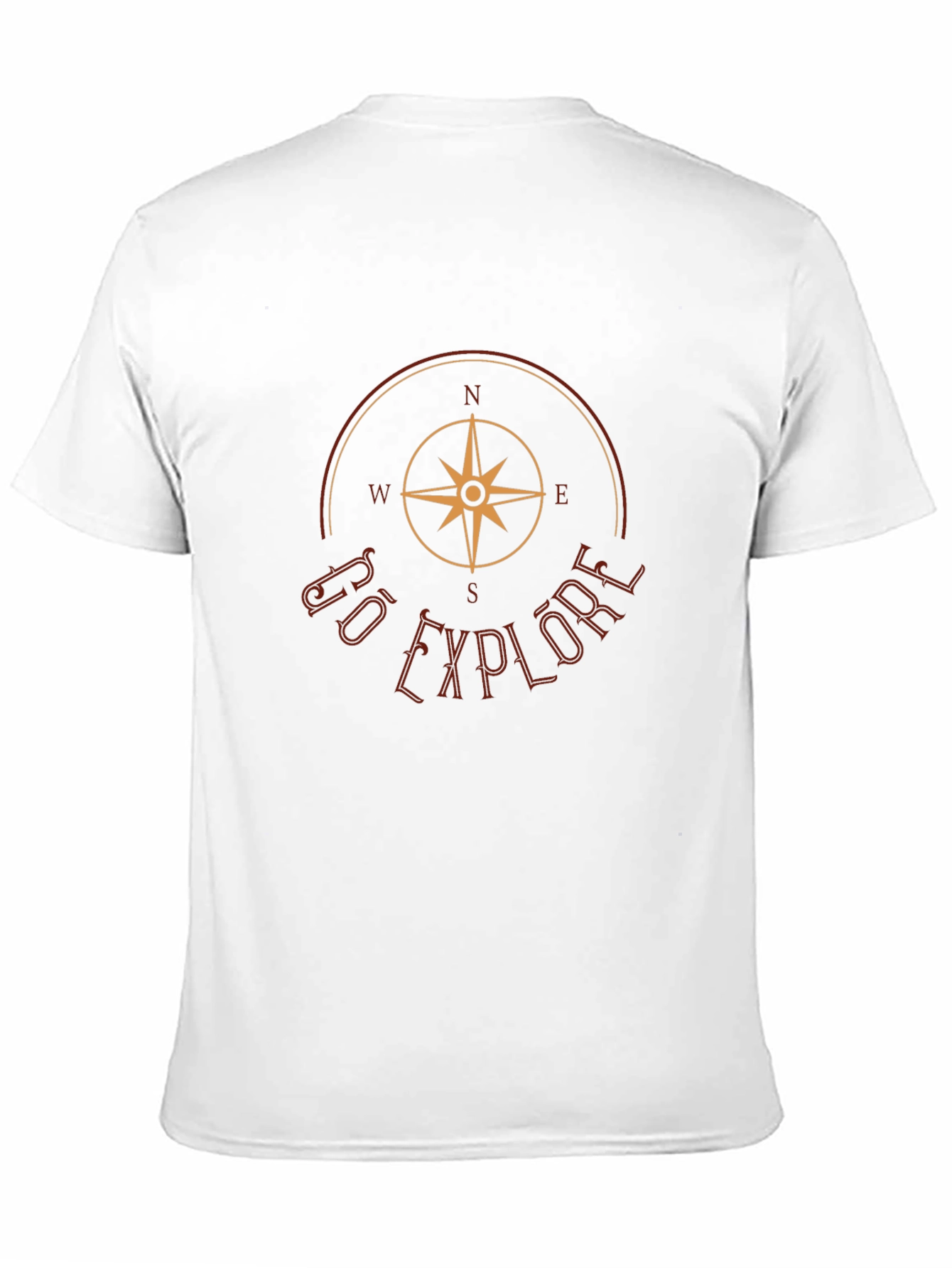 Go Explore Compass Graphic Tee - Black