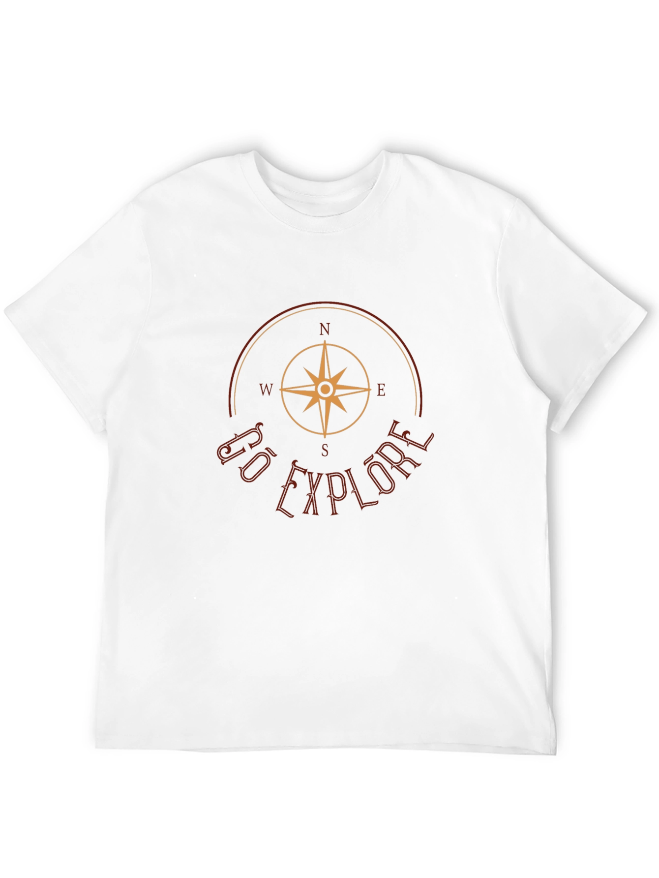 Go Explore Compass Graphic Tee - Black
