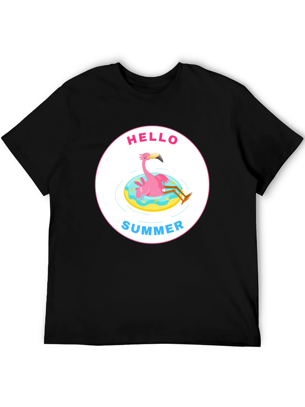 Hello Summer Flamingo Graphic Tee