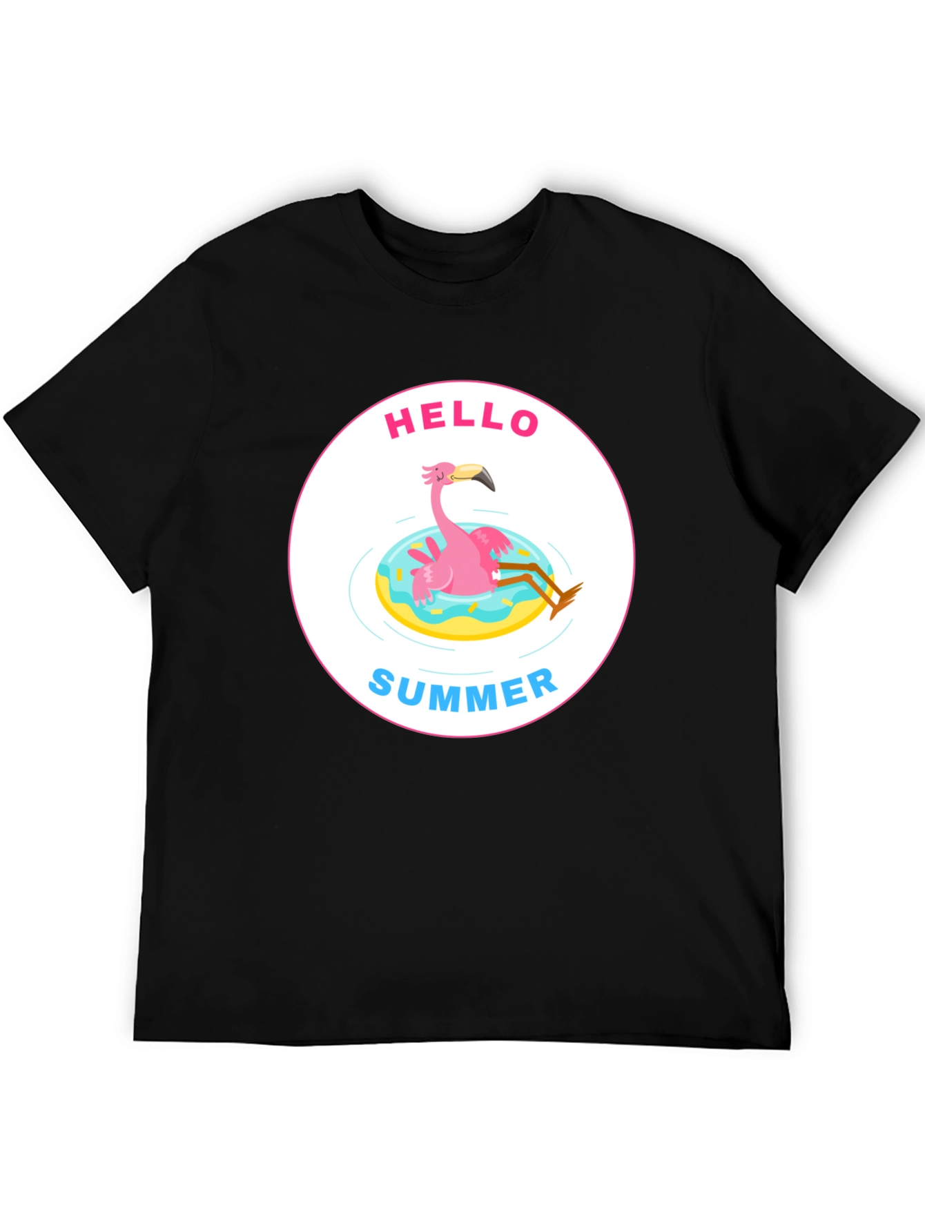 Hello Summer Flamingo Graphic Tee