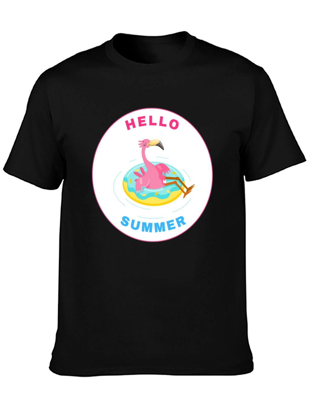 Hello Summer Flamingo Graphic Tee