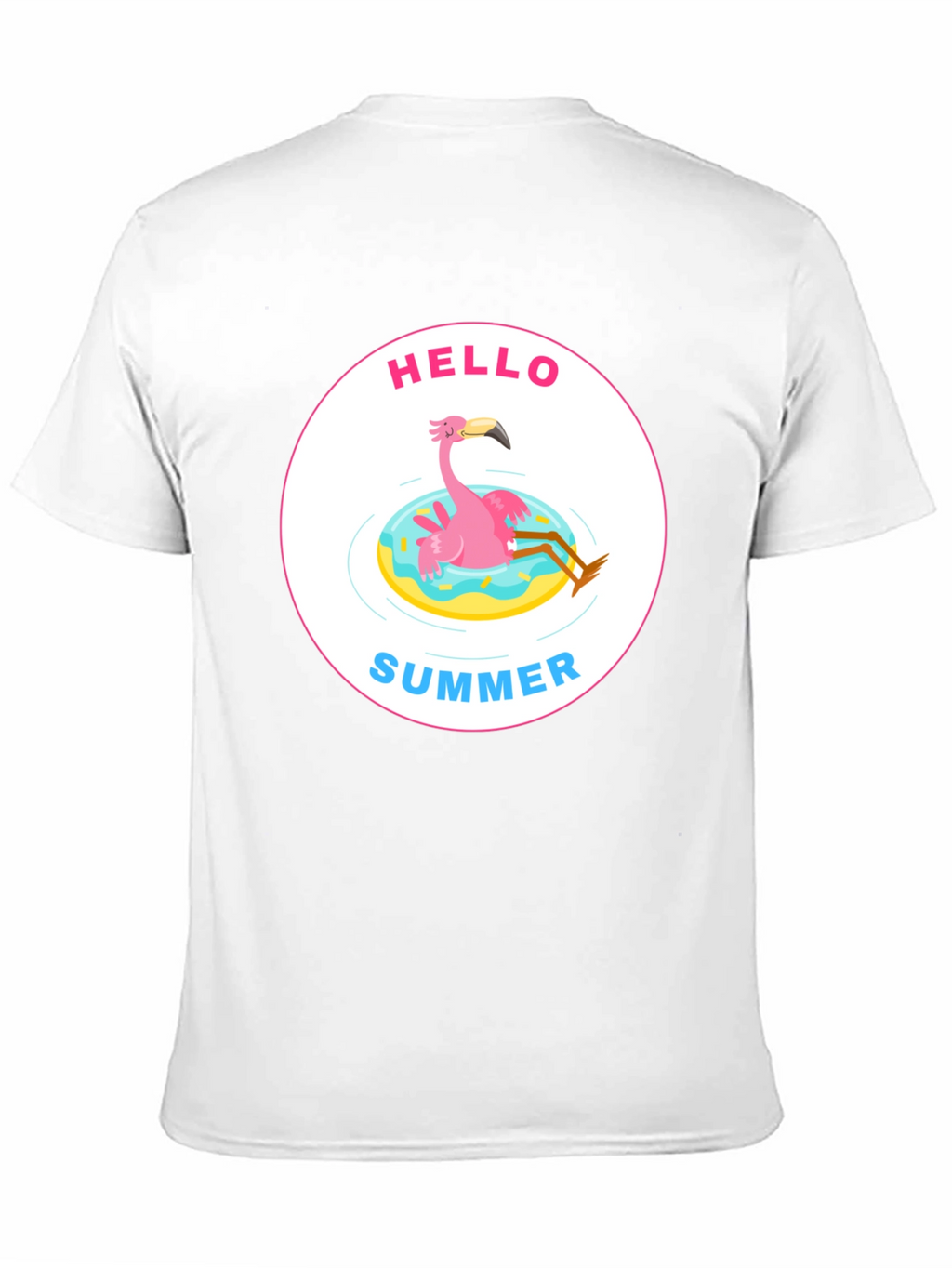 Hello Summer Flamingo Graphic Tee